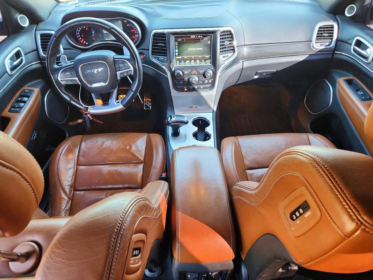 2014 Jeep Grand Cherokee Srt-8 White vin: 1C4RJFDJ6EC197336