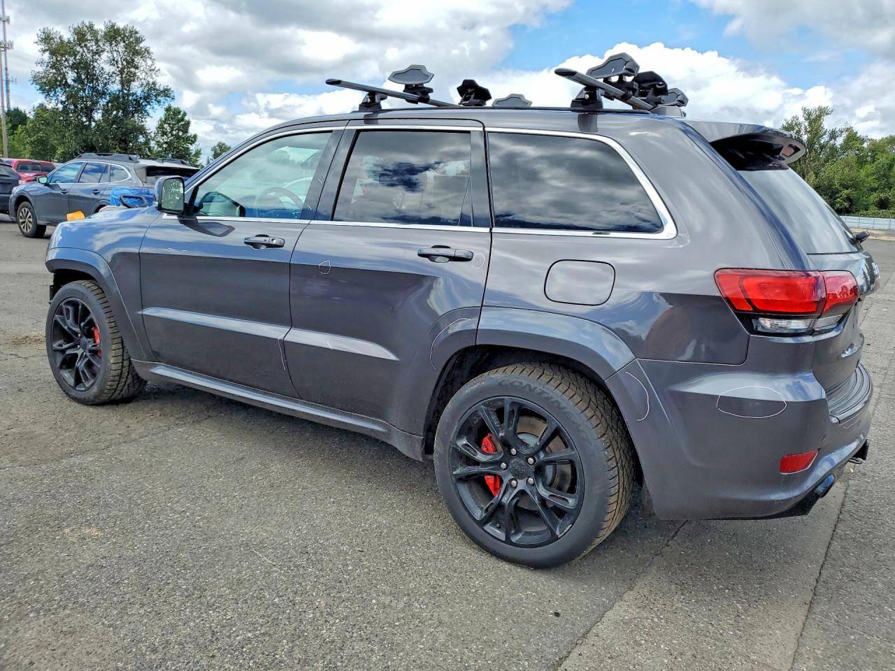 2014 Jeep Grand Cherokee Srt-8 Gray vin: 1C4RJFDJ6EC446900