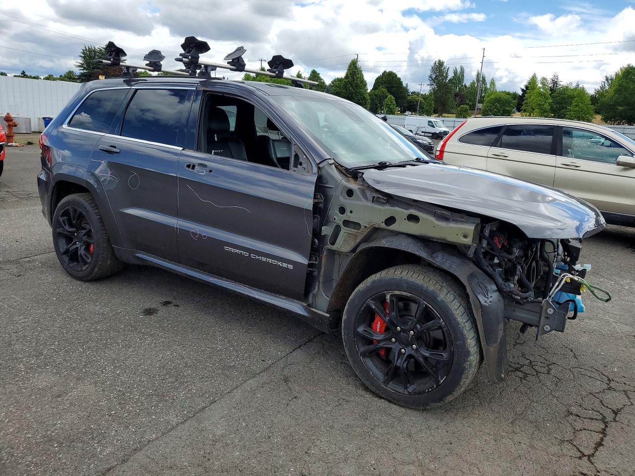 2014 Jeep Grand Cherokee Srt-8 Gray vin: 1C4RJFDJ6EC446900