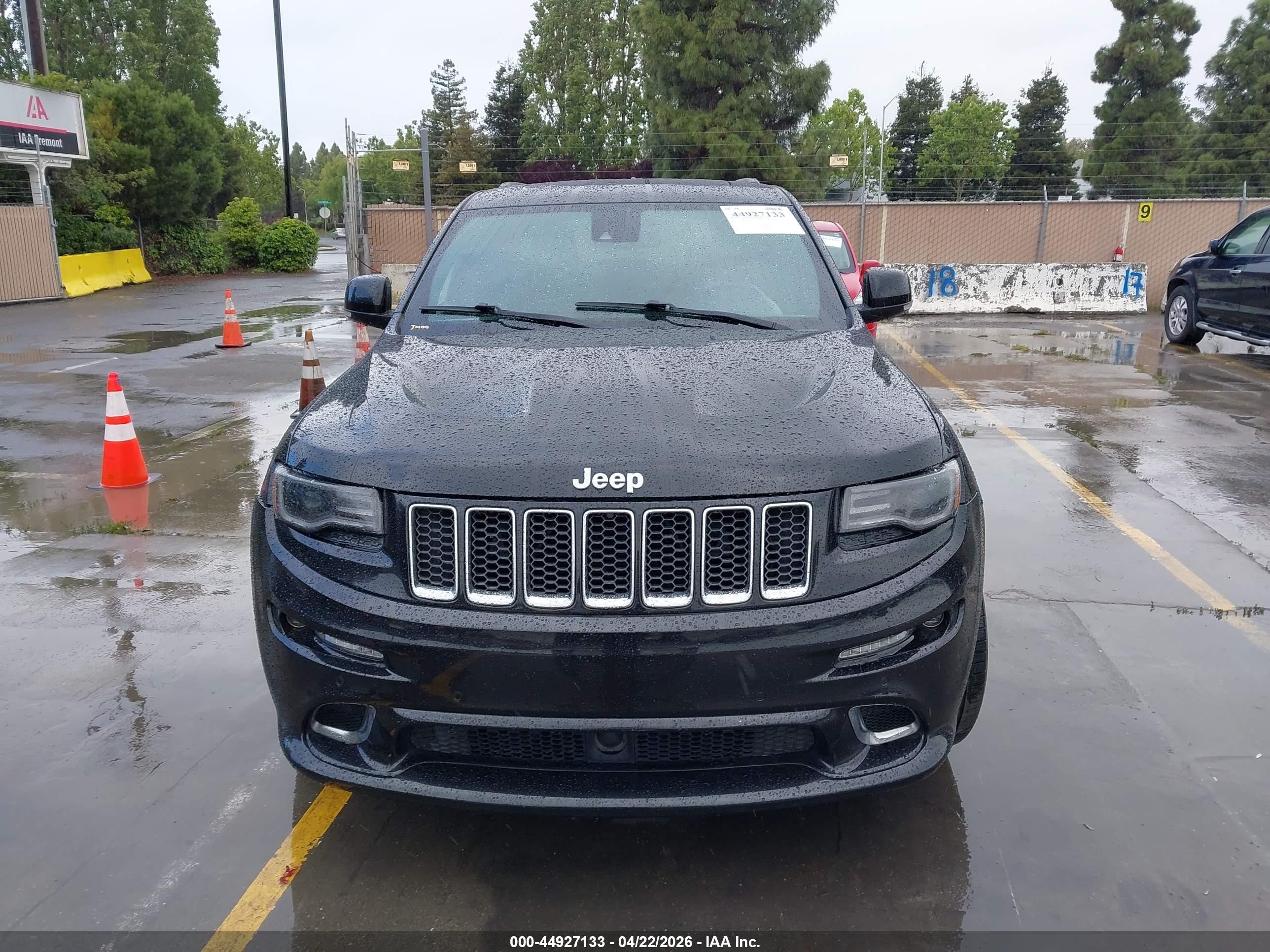 2015 Jeep Grand Cherokee Srt Black vin: 1C4RJFDJ6FC150986