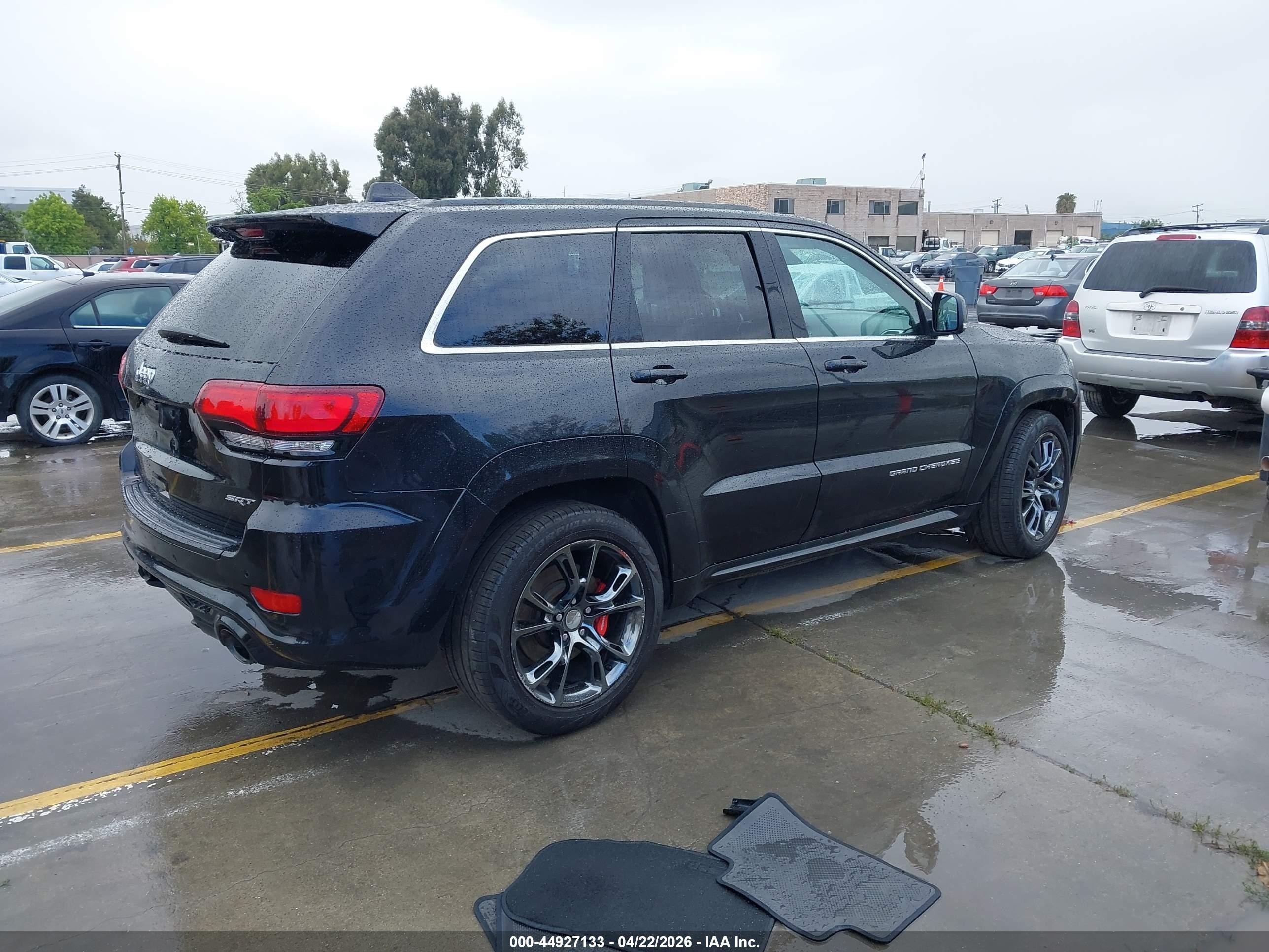 2015 Jeep Grand Cherokee Srt Black vin: 1C4RJFDJ6FC150986