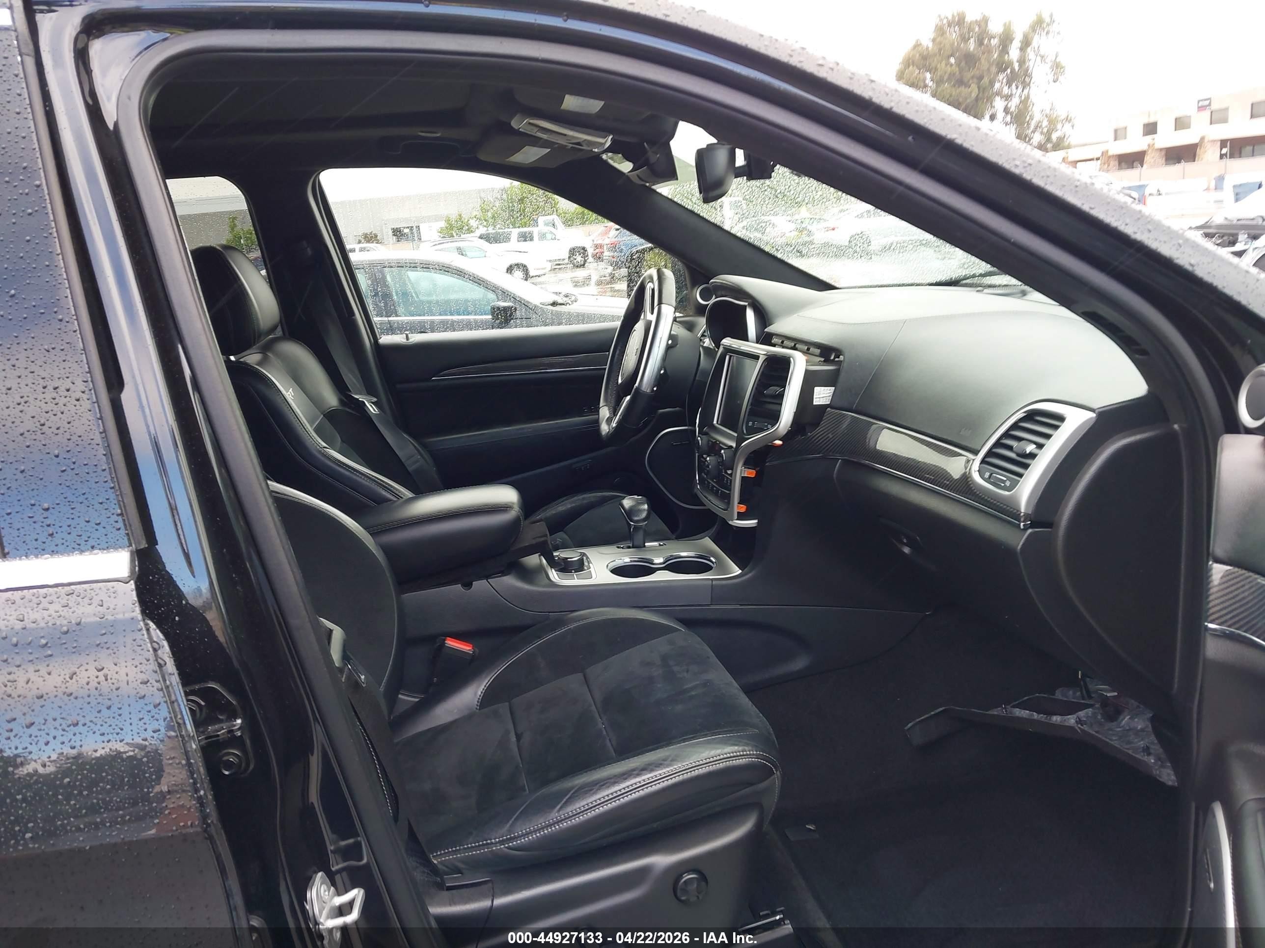 2015 Jeep Grand Cherokee Srt Black vin: 1C4RJFDJ6FC150986