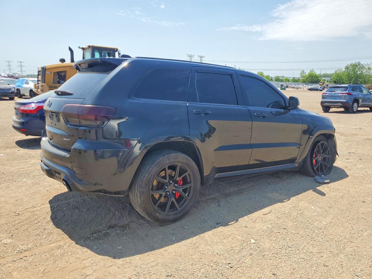 2015 Jeep Grand Cherokee Srt-8 Black vin: 1C4RJFDJ6FC694629