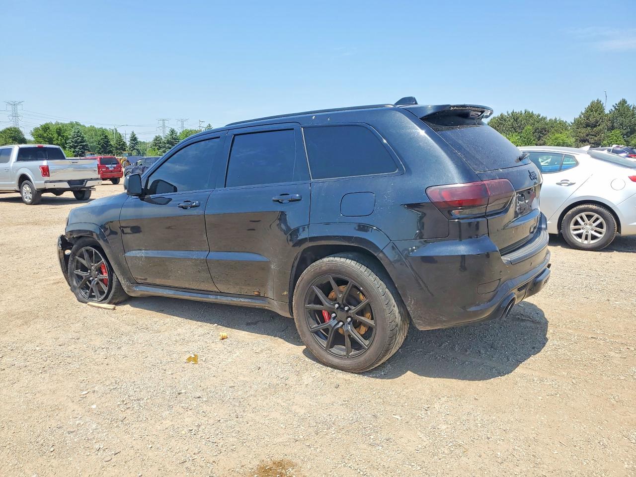 2015 Jeep Grand Cherokee Srt-8 Black vin: 1C4RJFDJ6FC694629