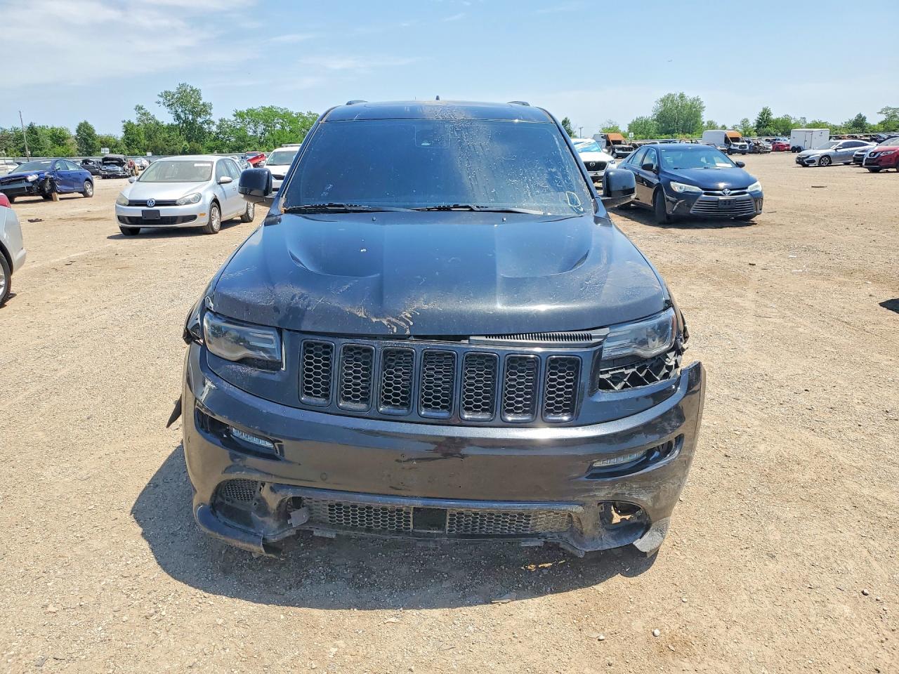 2015 Jeep Grand Cherokee Srt-8 Black vin: 1C4RJFDJ6FC694629