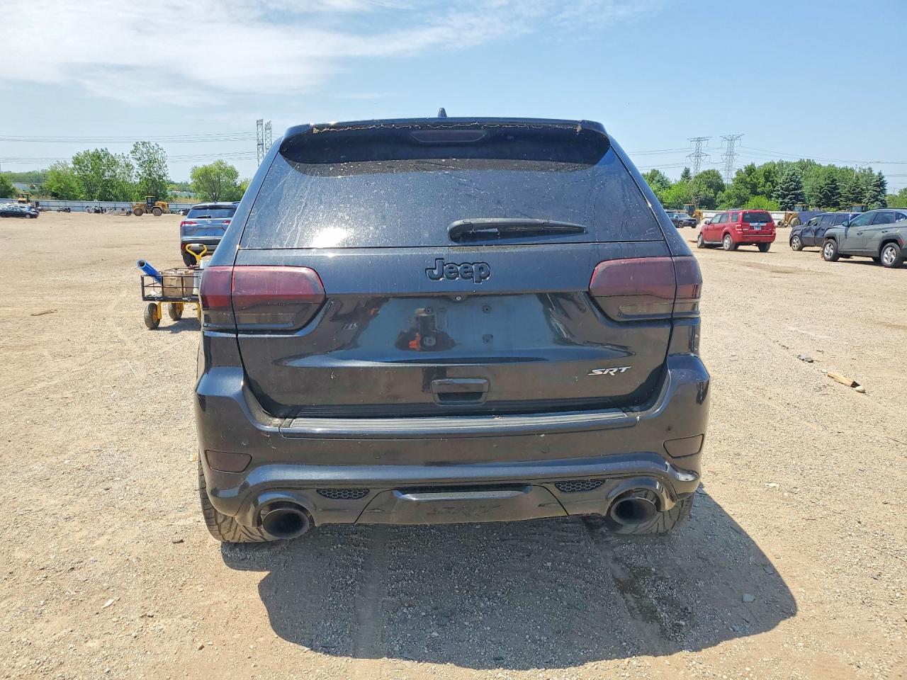 2015 Jeep Grand Cherokee Srt-8 Black vin: 1C4RJFDJ6FC694629