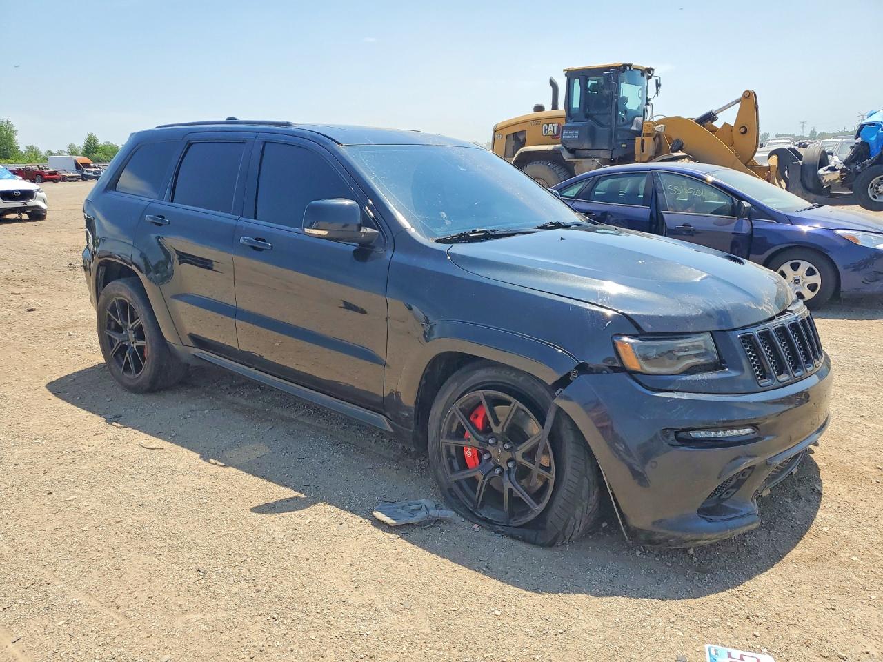 2015 Jeep Grand Cherokee Srt-8 Black vin: 1C4RJFDJ6FC694629