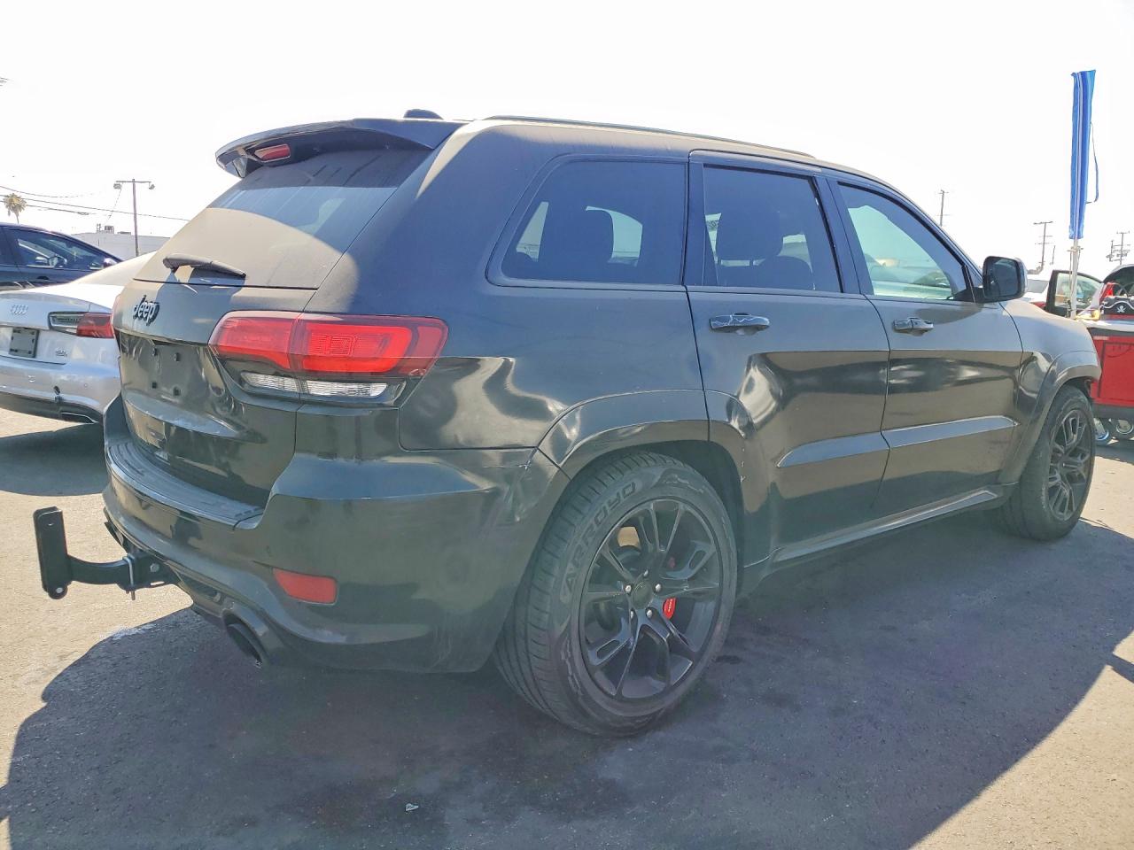2015 Jeep Grand Cherokee Srt-8 Black vin: 1C4RJFDJ6FC761620