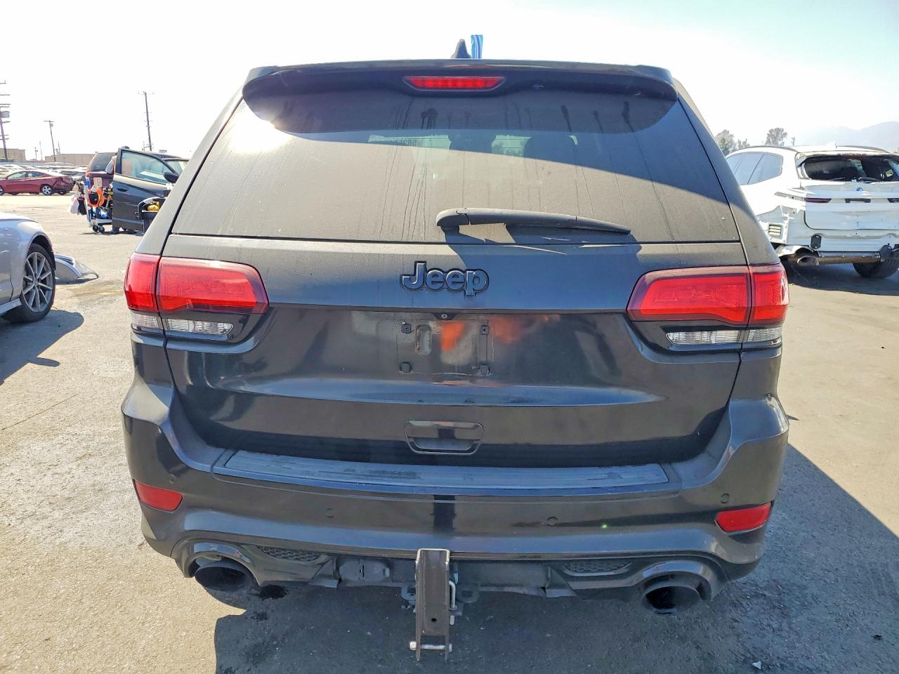 2015 Jeep Grand Cherokee Srt-8 Black vin: 1C4RJFDJ6FC761620