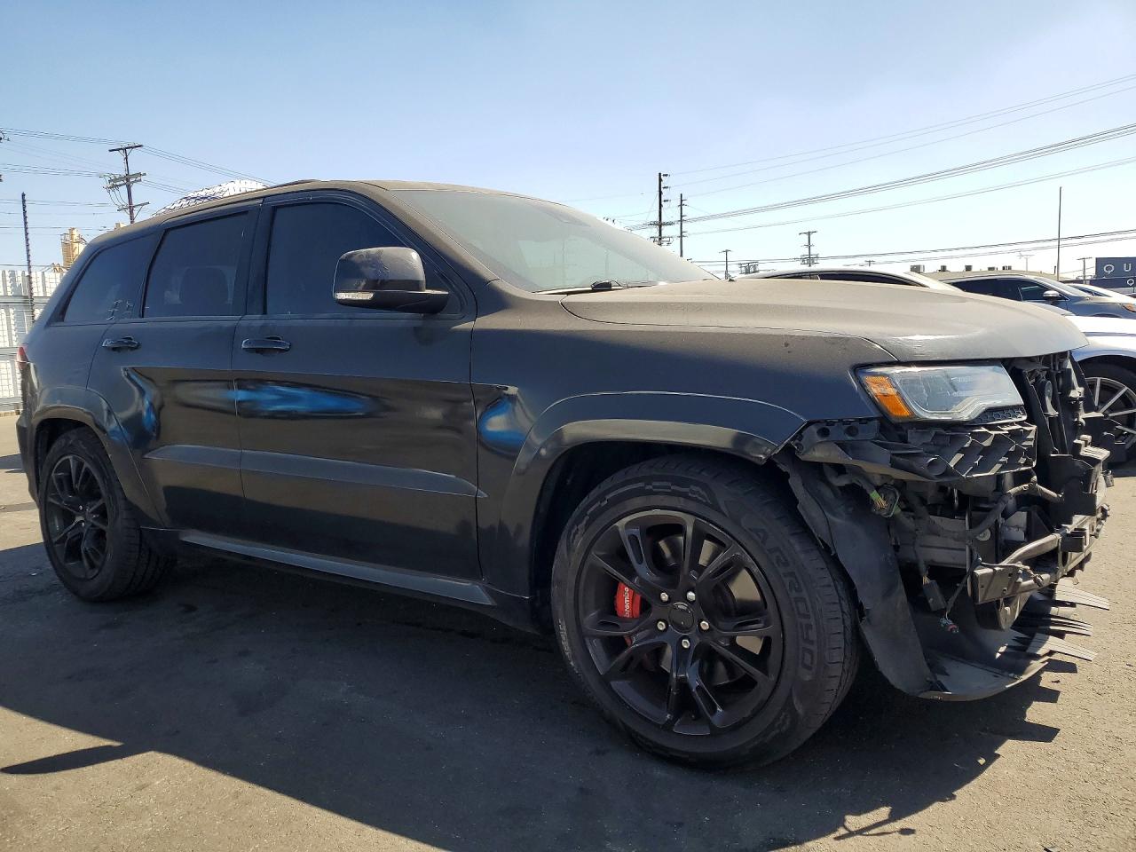 2015 Jeep Grand Cherokee Srt-8 Black vin: 1C4RJFDJ6FC761620