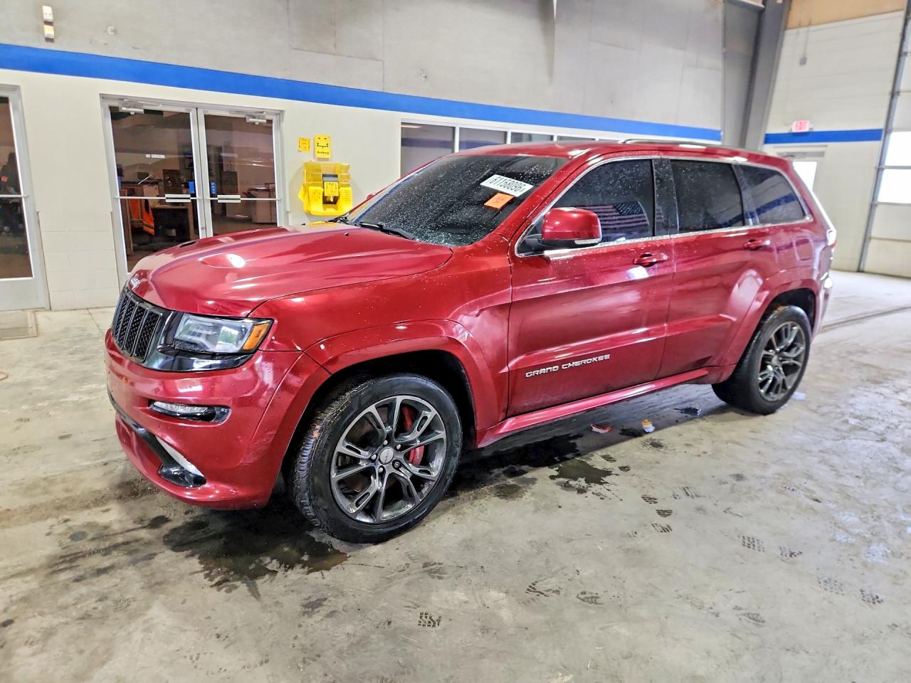 2015 Jeep Grand Cherokee Srt-8 Burgundy vin: 1C4RJFDJ6FC807432