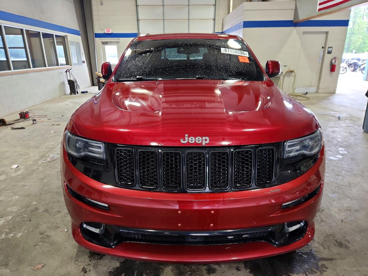 2015 Jeep Grand Cherokee Srt-8 Burgundy vin: 1C4RJFDJ6FC807432