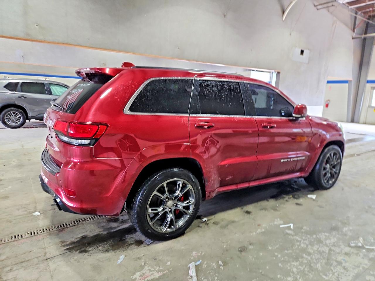 2015 Jeep Grand Cherokee Srt-8 Burgundy vin: 1C4RJFDJ6FC807432