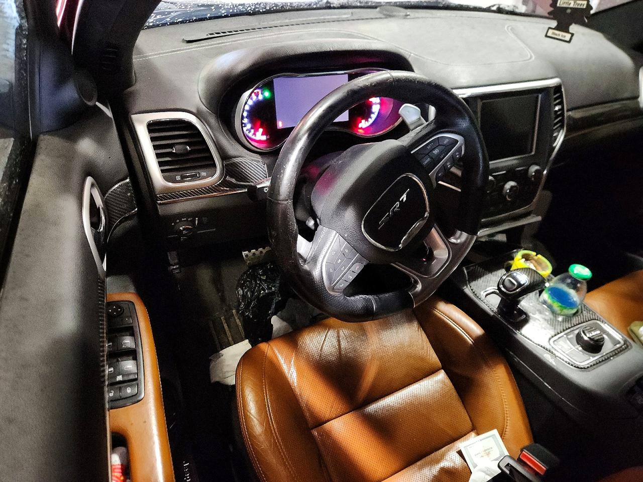 2015 Jeep Grand Cherokee Srt-8 Burgundy vin: 1C4RJFDJ6FC807432