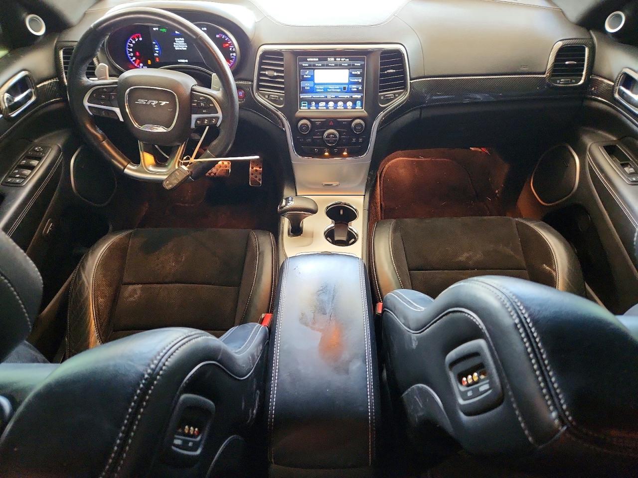 2015 Jeep Grand Cherokee Srt-8 White vin: 1C4RJFDJ6FC855397