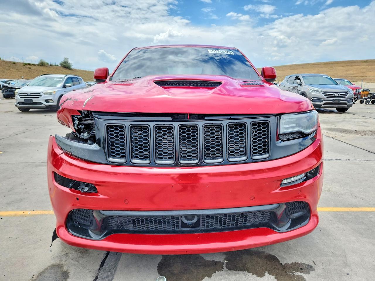 2014 Jeep Grand Cherokee Srt-8 Красный vin: 1C4RJFDJ7EC202575