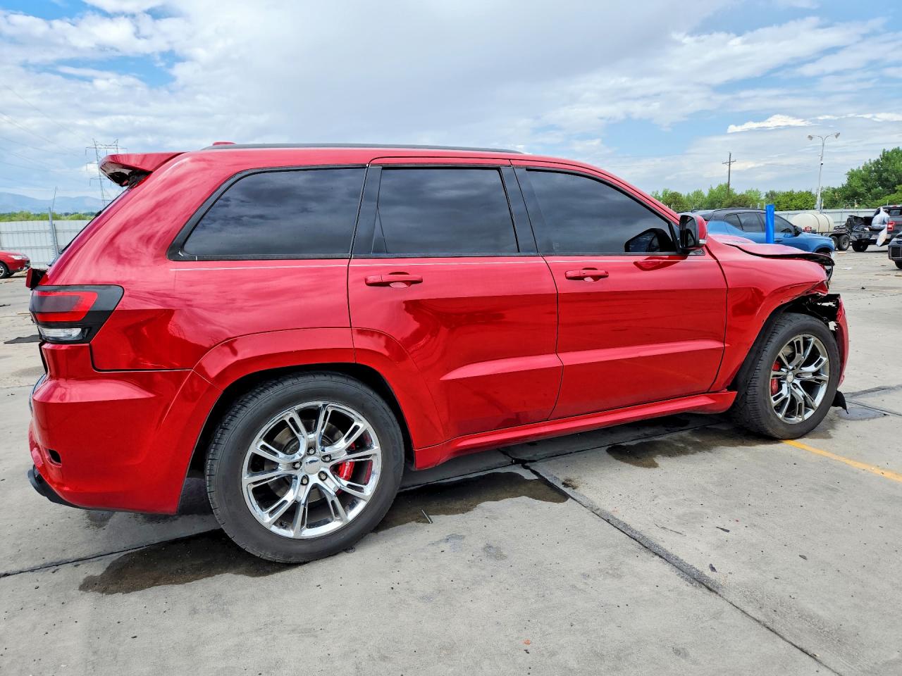 2014 Jeep Grand Cherokee Srt-8 Красный vin: 1C4RJFDJ7EC202575