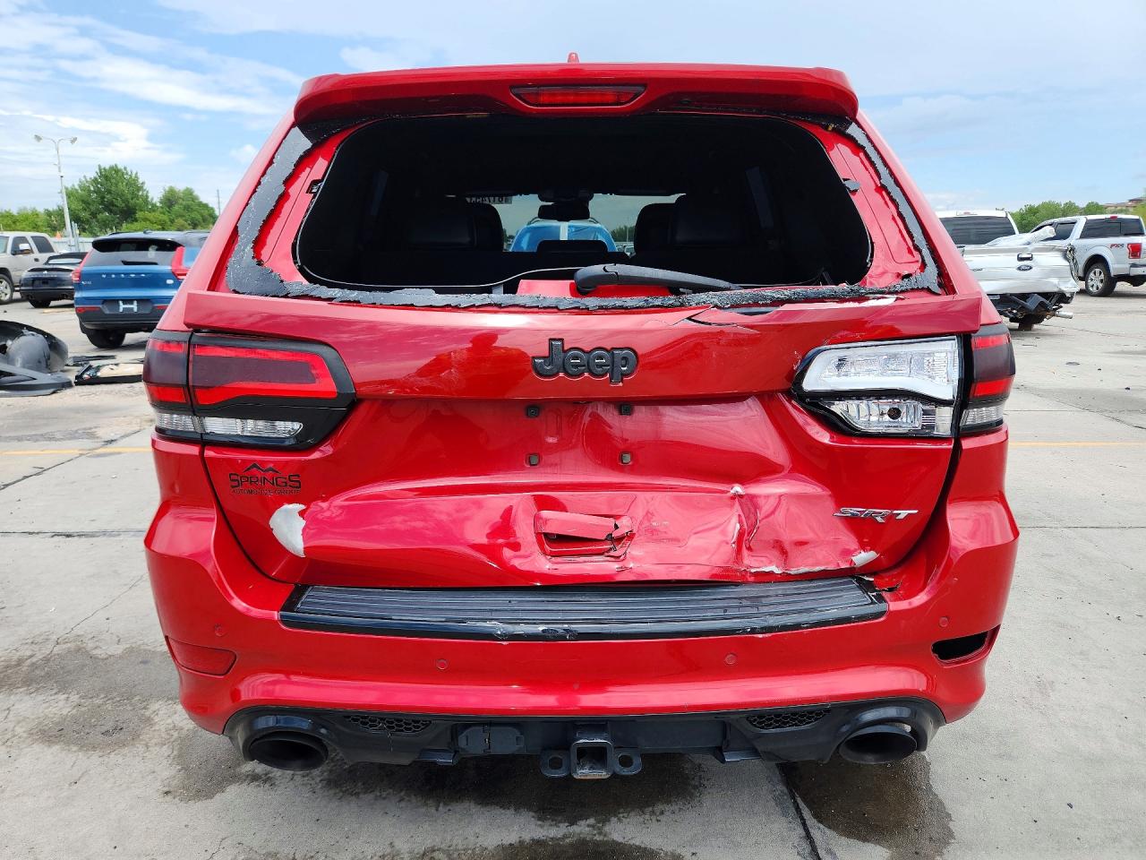 2014 Jeep Grand Cherokee Srt-8 Красный vin: 1C4RJFDJ7EC202575