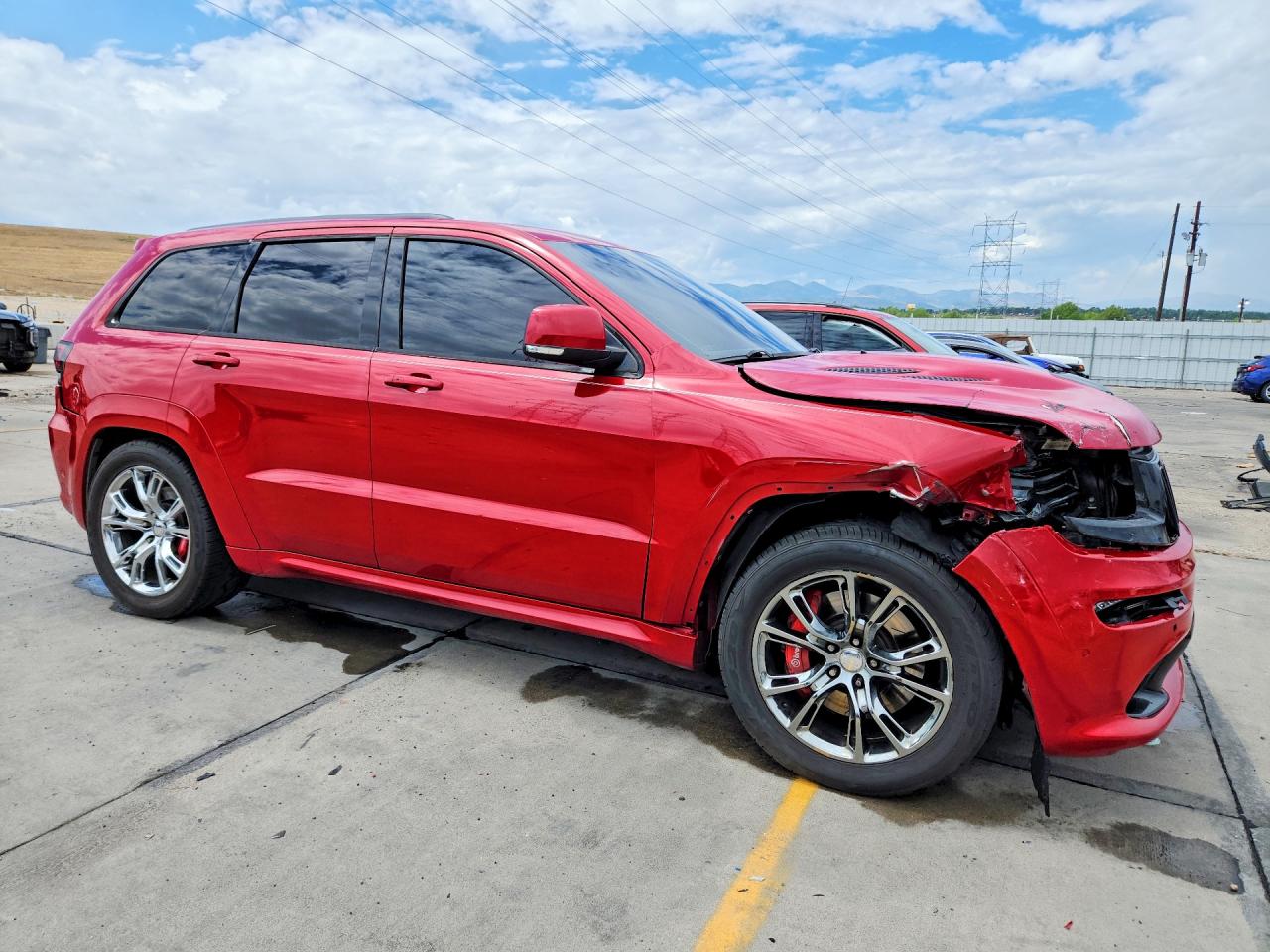 2014 Jeep Grand Cherokee Srt-8 Красный vin: 1C4RJFDJ7EC202575