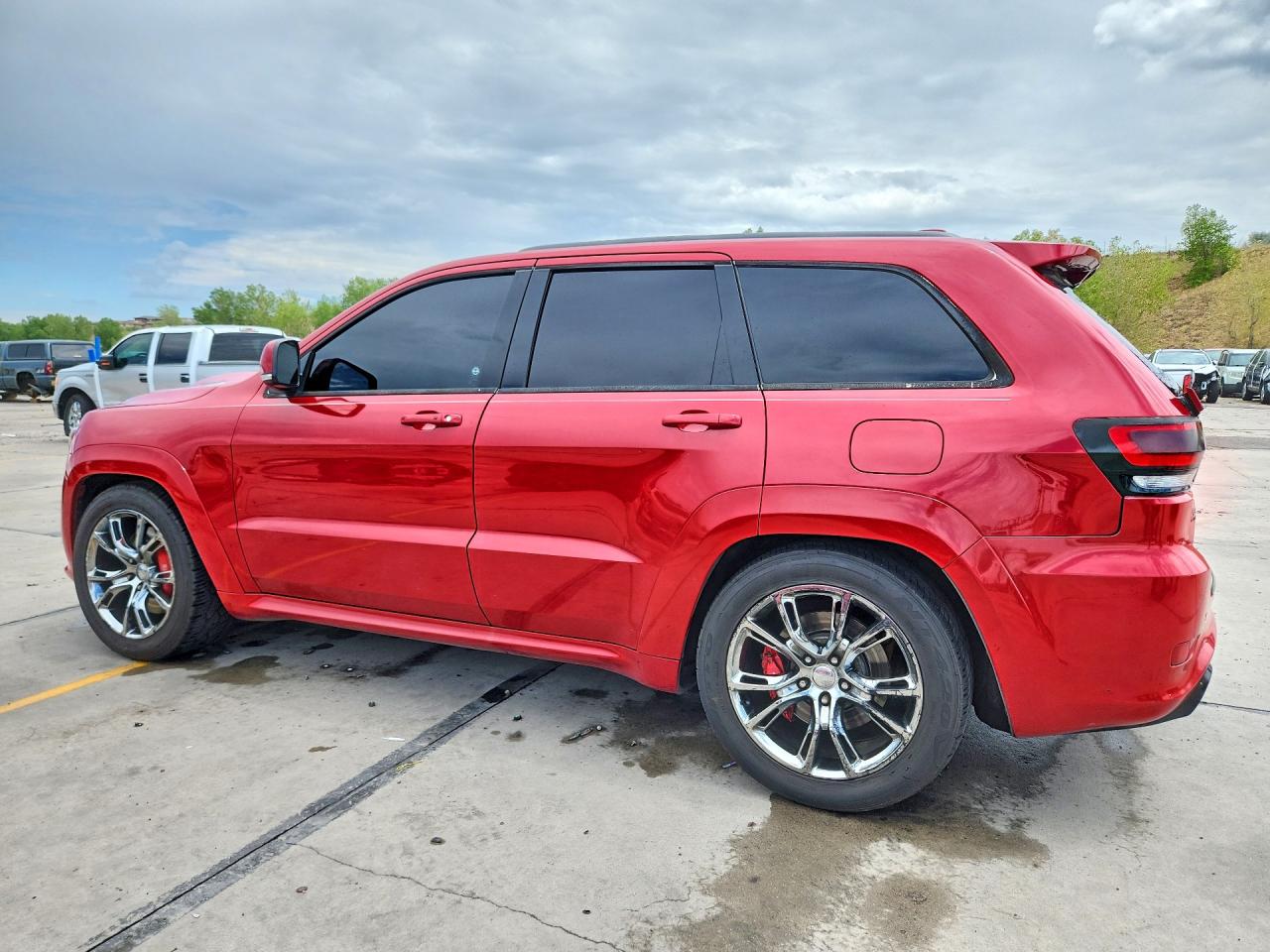 2014 Jeep Grand Cherokee Srt-8 Красный vin: 1C4RJFDJ7EC202575