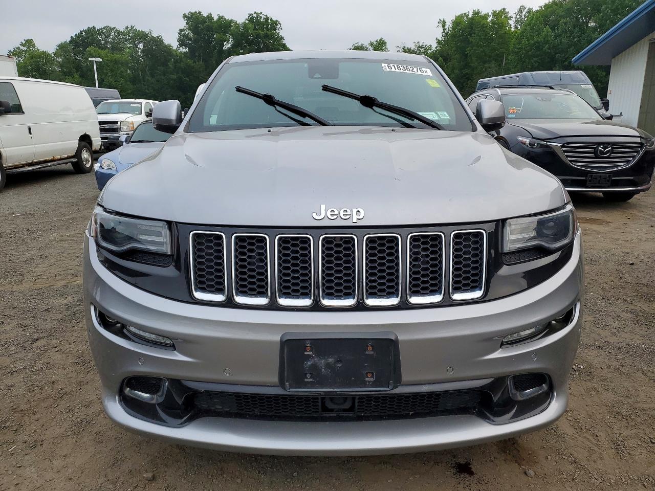 2014 Jeep Grand Cherokee Srt-8 Silver vin: 1C4RJFDJ7EC302112
