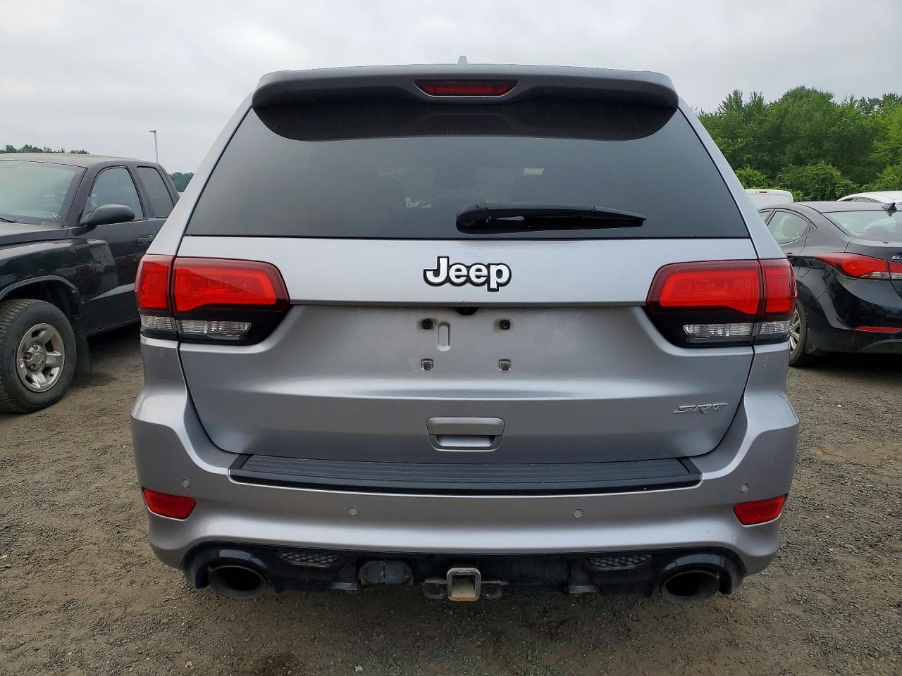 2014 Jeep Grand Cherokee Srt-8 Silver vin: 1C4RJFDJ7EC302112