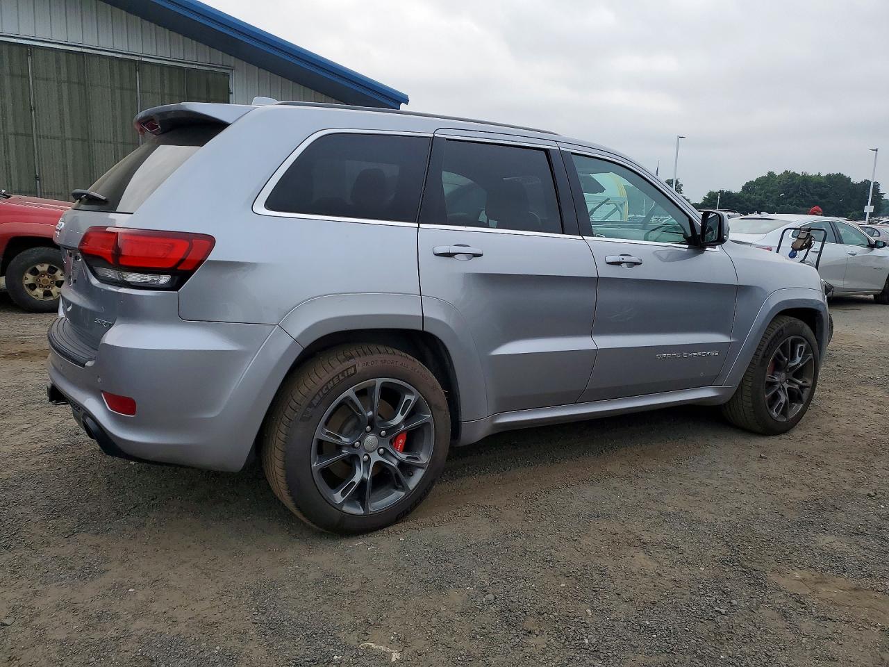 2014 Jeep Grand Cherokee Srt-8 Silver vin: 1C4RJFDJ7EC302112