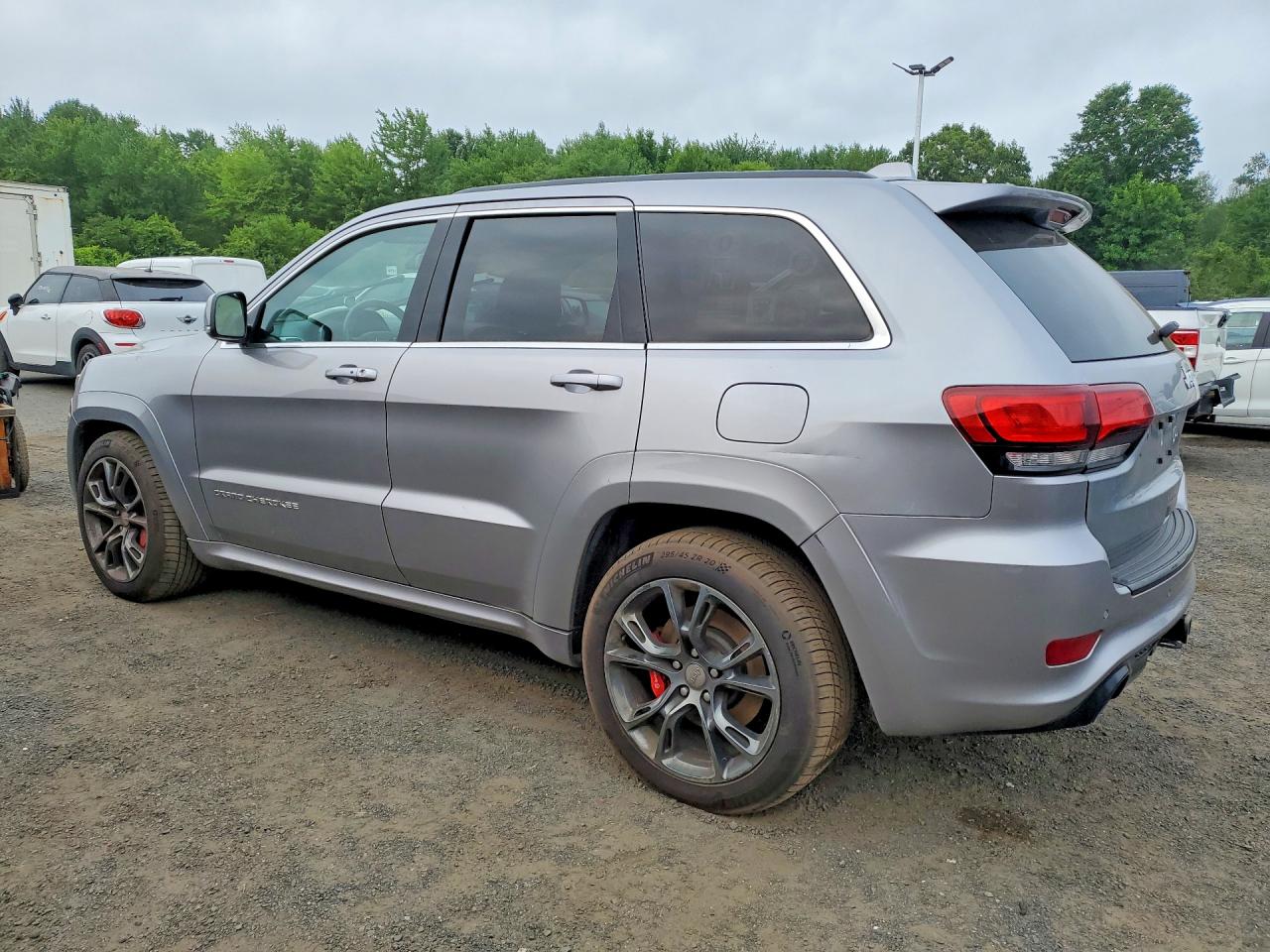 2014 Jeep Grand Cherokee Srt-8 Silver vin: 1C4RJFDJ7EC302112