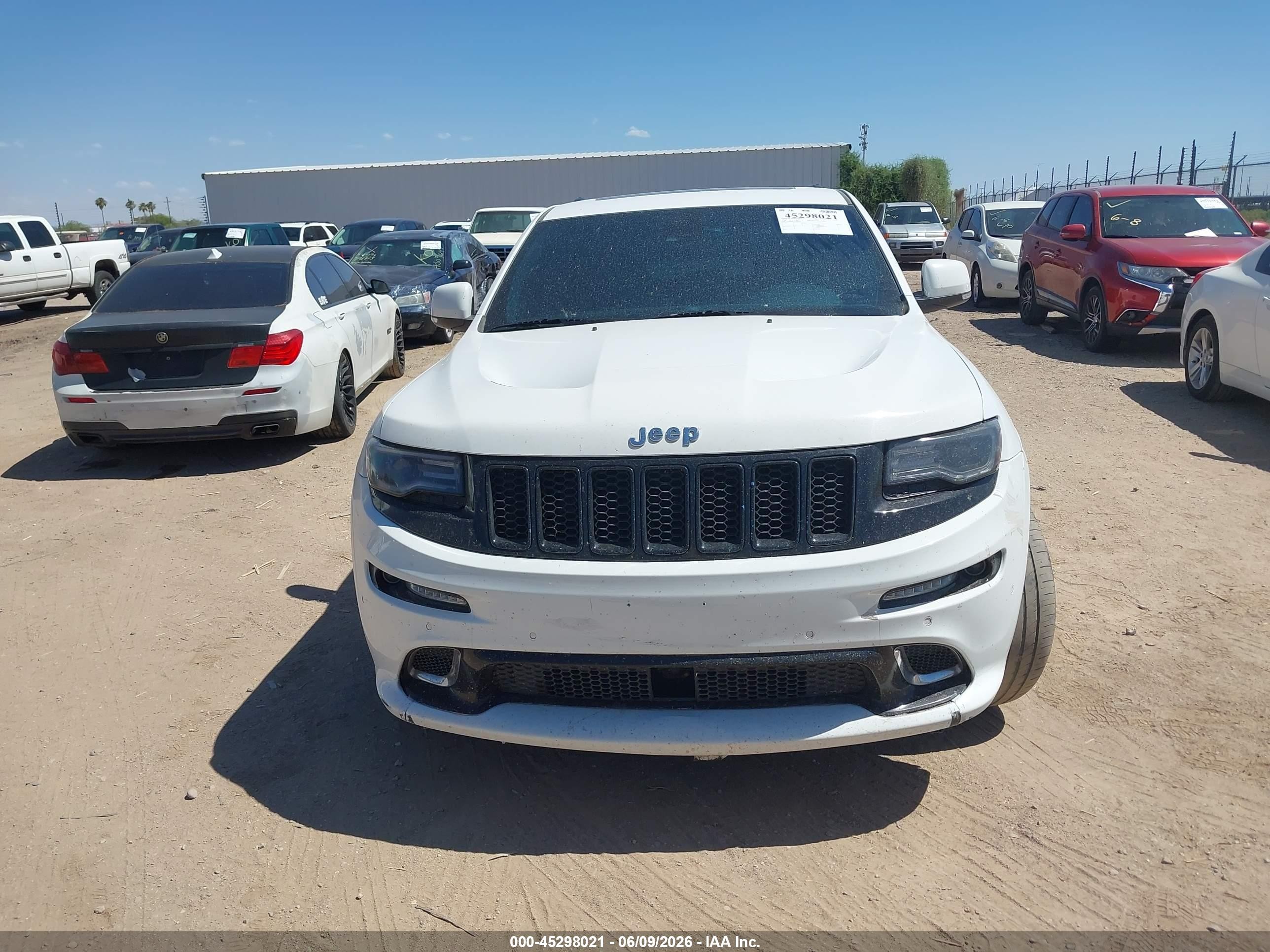 2014 Jeep Grand Cherokee Srt White vin: 1C4RJFDJ7EC540414