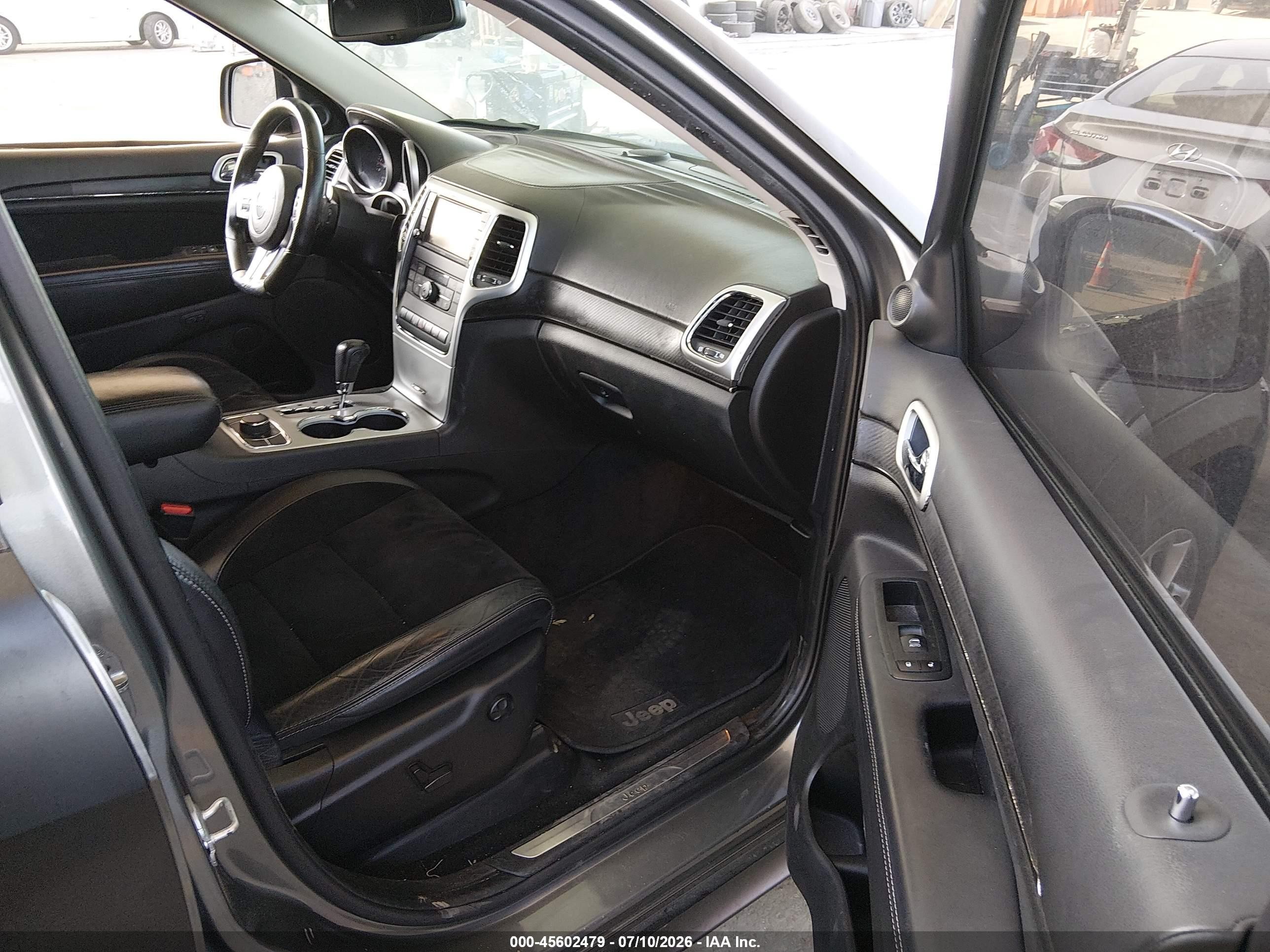 2012 Jeep Grand Cherokee Srt8 Black vin: 1C4RJFDJ8CC120951