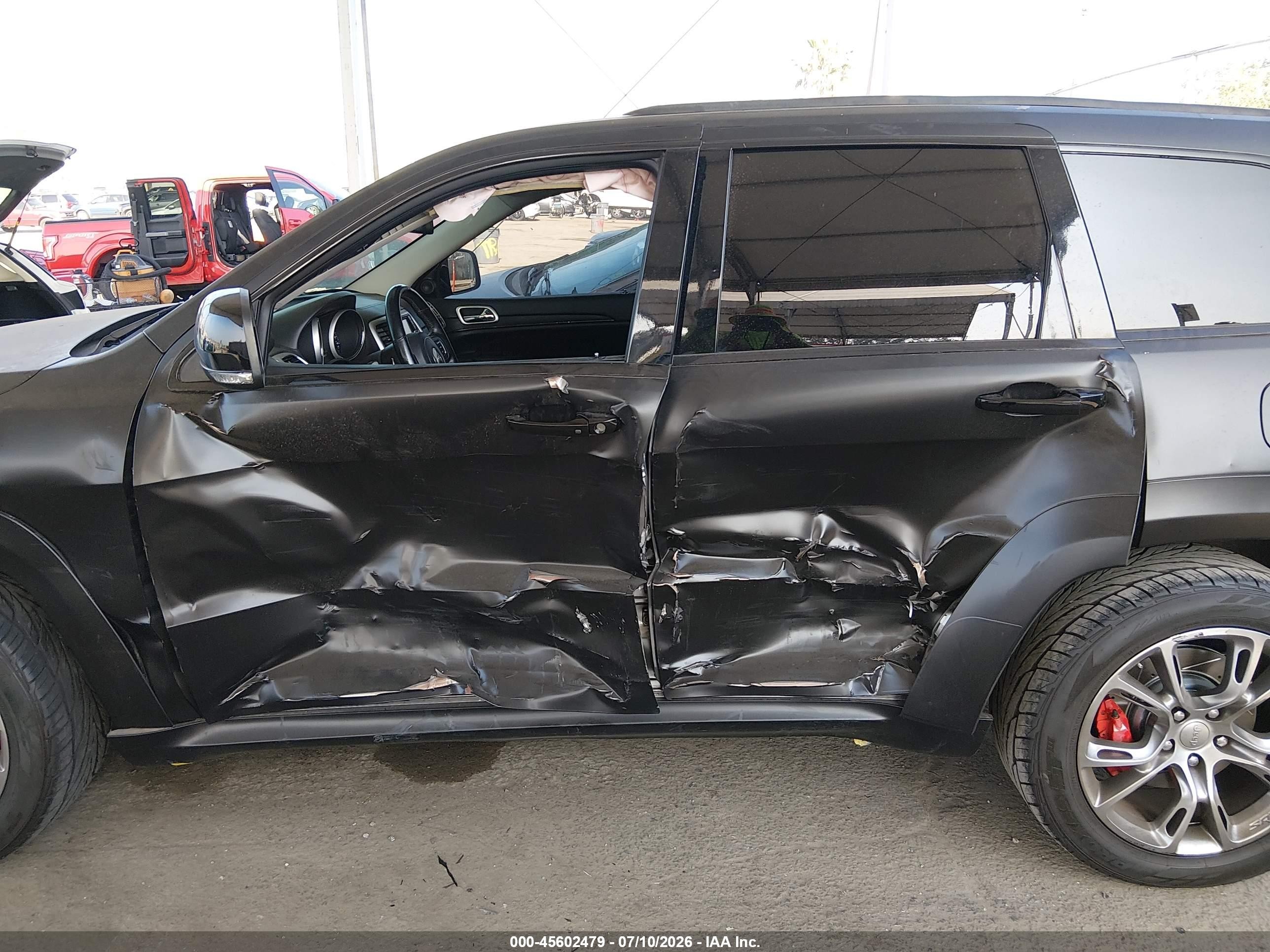 2012 Jeep Grand Cherokee Srt8 Black vin: 1C4RJFDJ8CC120951