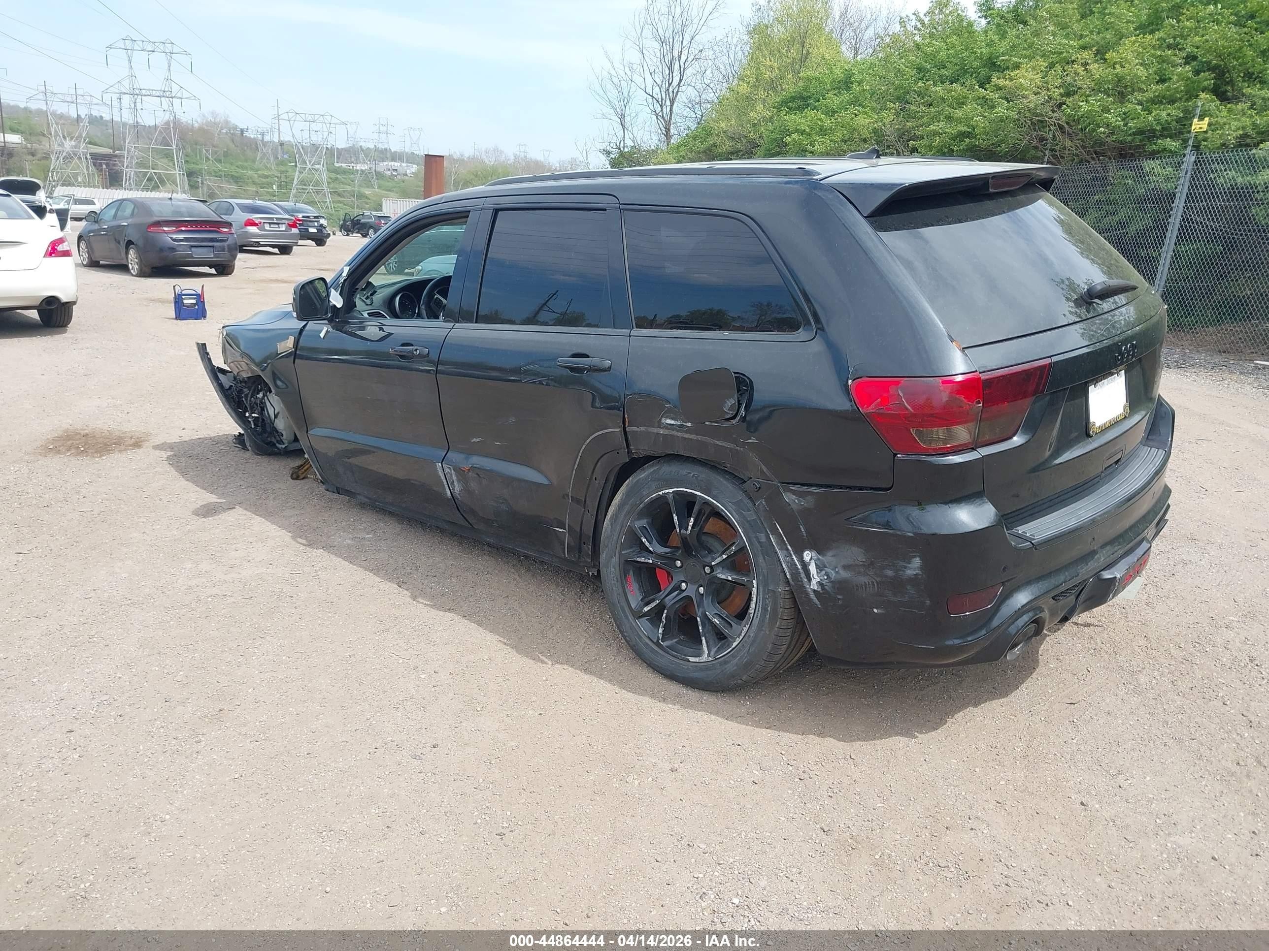 2012 Jeep Grand Cherokee Srt8 Black vin: 1C4RJFDJ8CC199134
