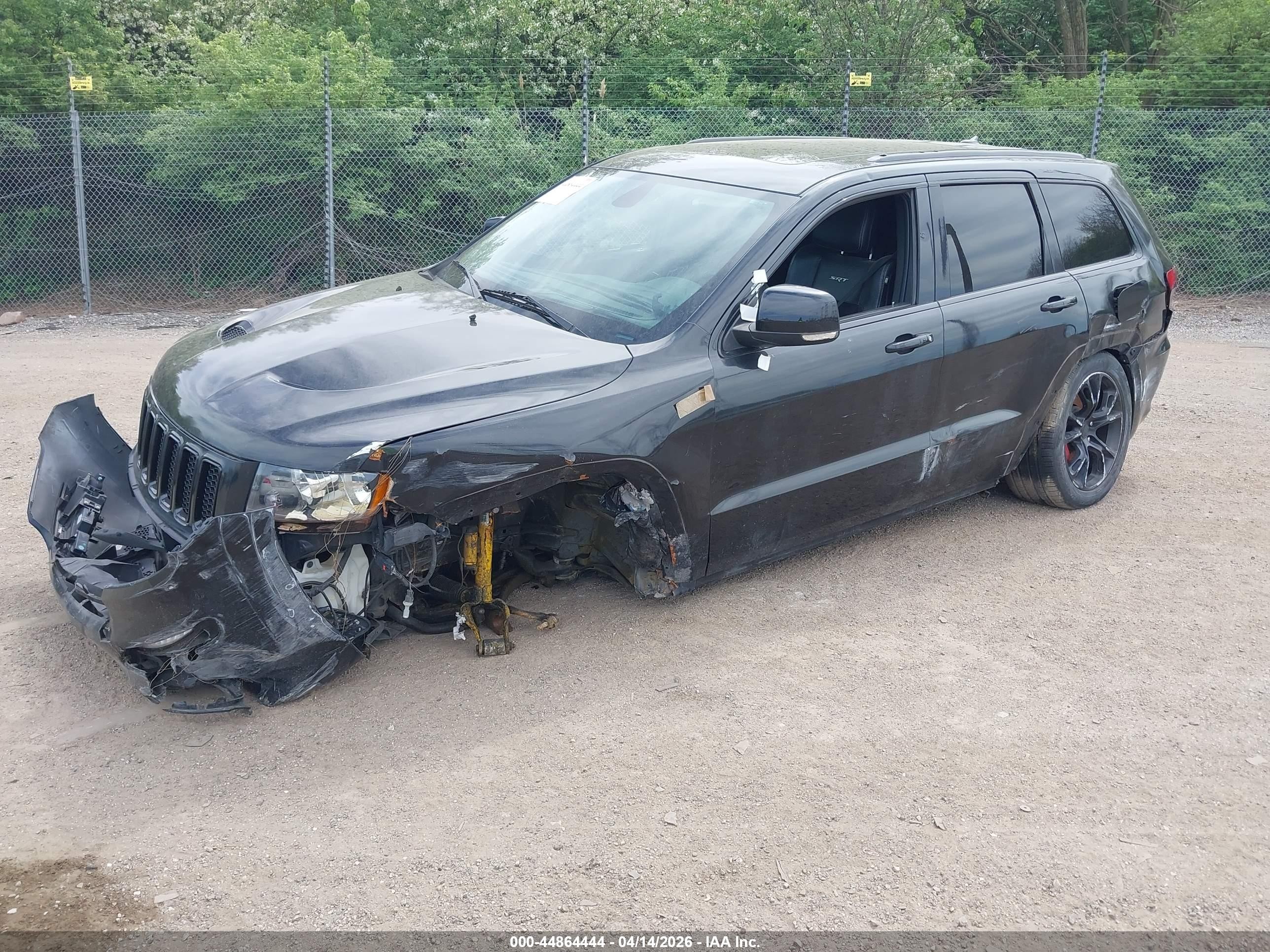 2012 Jeep Grand Cherokee Srt8 Black vin: 1C4RJFDJ8CC199134
