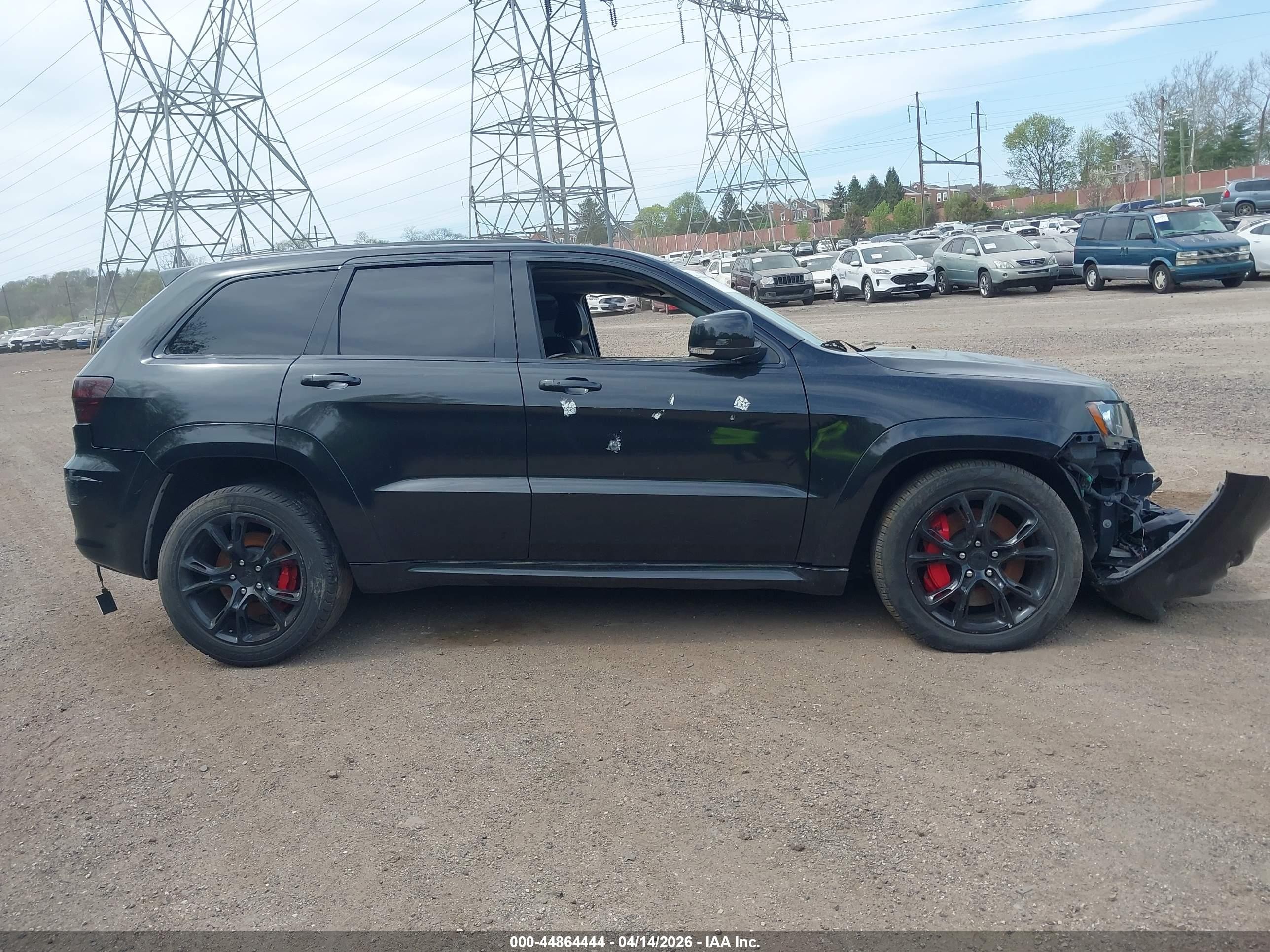 2012 Jeep Grand Cherokee Srt8 Black vin: 1C4RJFDJ8CC199134