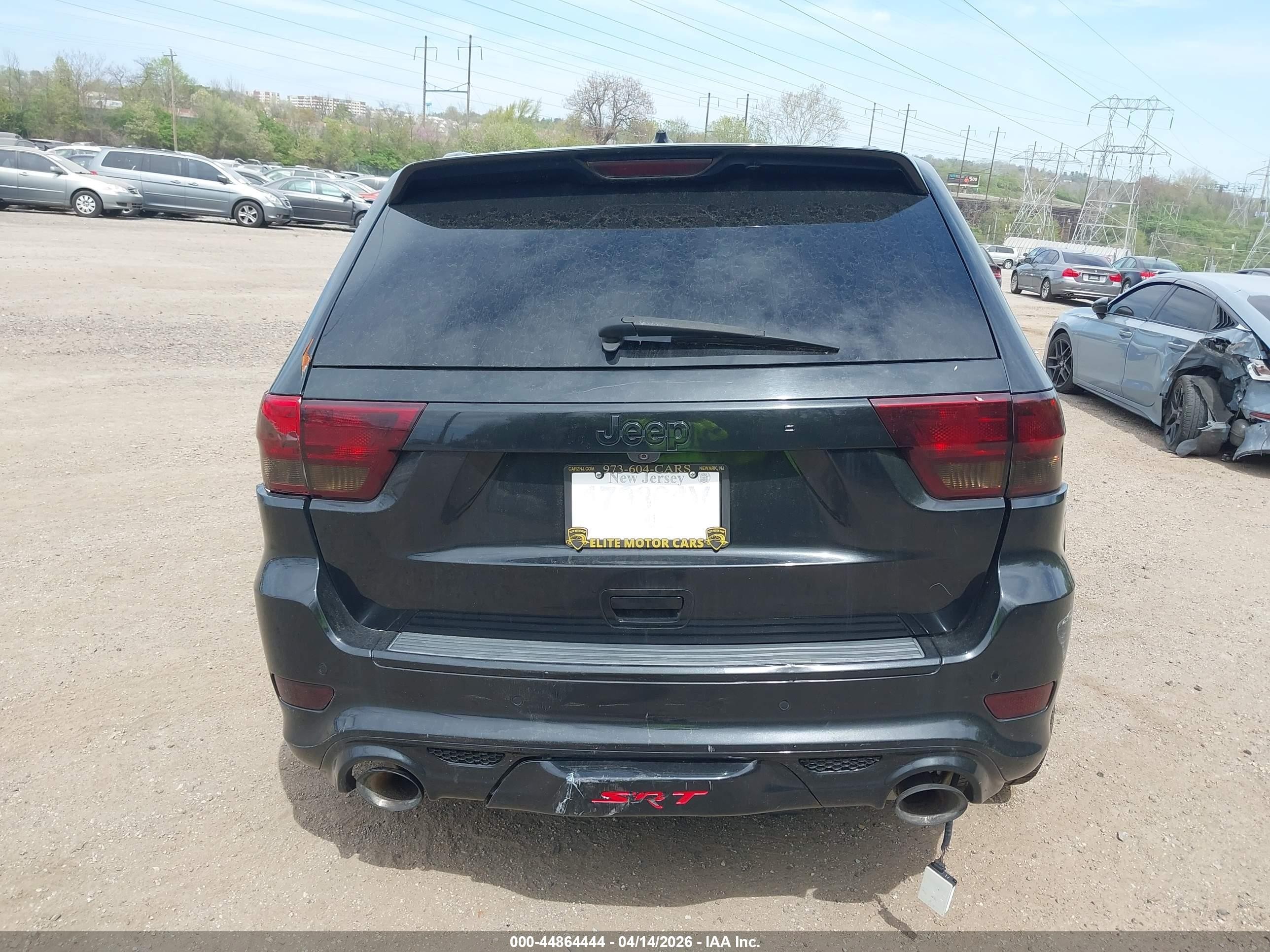 2012 Jeep Grand Cherokee Srt8 Black vin: 1C4RJFDJ8CC199134