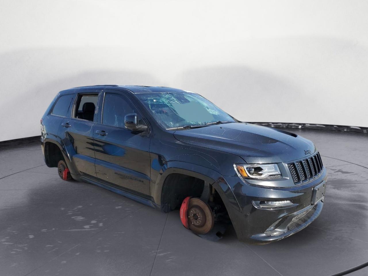 2016 Jeep Grand Cherokee Srt-8 Black vin: 1C4RJFDJ8GC442995