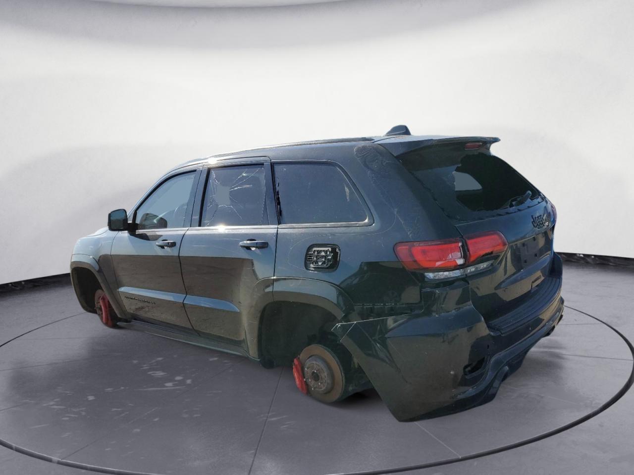 2016 Jeep Grand Cherokee Srt-8 Black vin: 1C4RJFDJ8GC442995