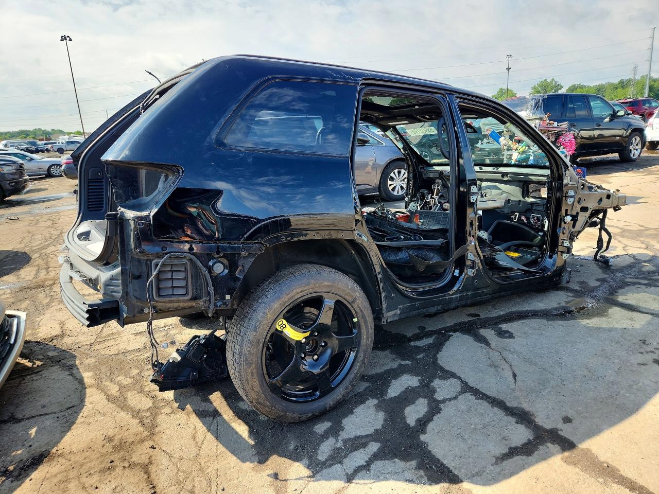 2019 Jeep Grand Cherokee Srt Black vin: 1C4RJFDJ8KC690818