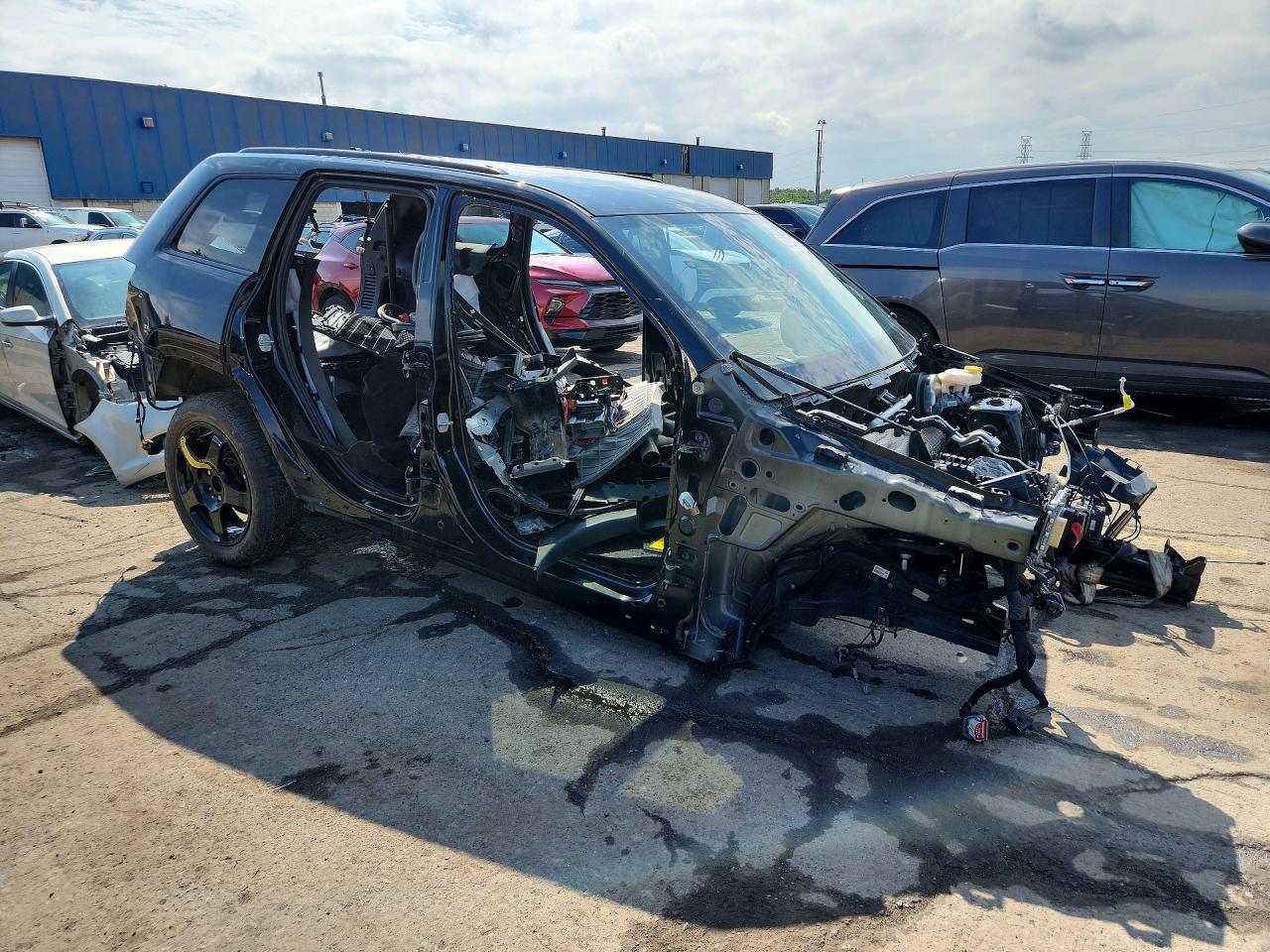 2019 Jeep Grand Cherokee Srt Black vin: 1C4RJFDJ8KC690818