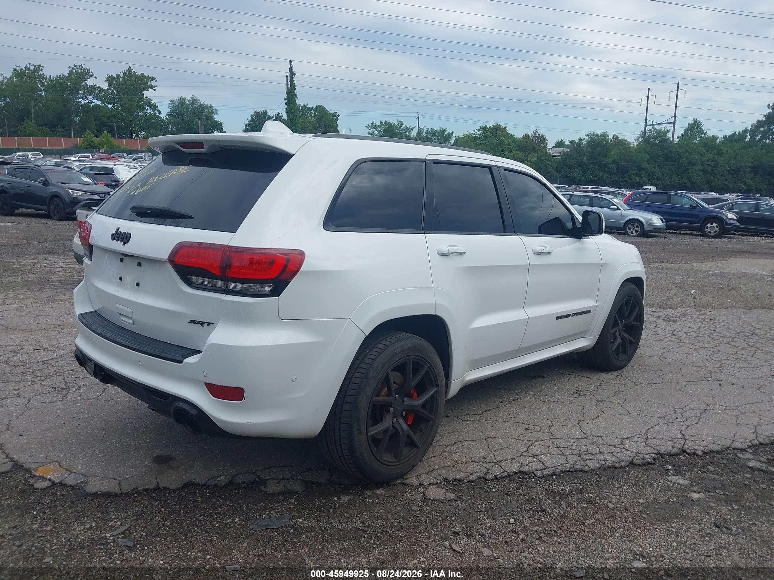 2020 Jeep Grand Cherokee Srt Белый vin: 1C4RJFDJ8LC352563