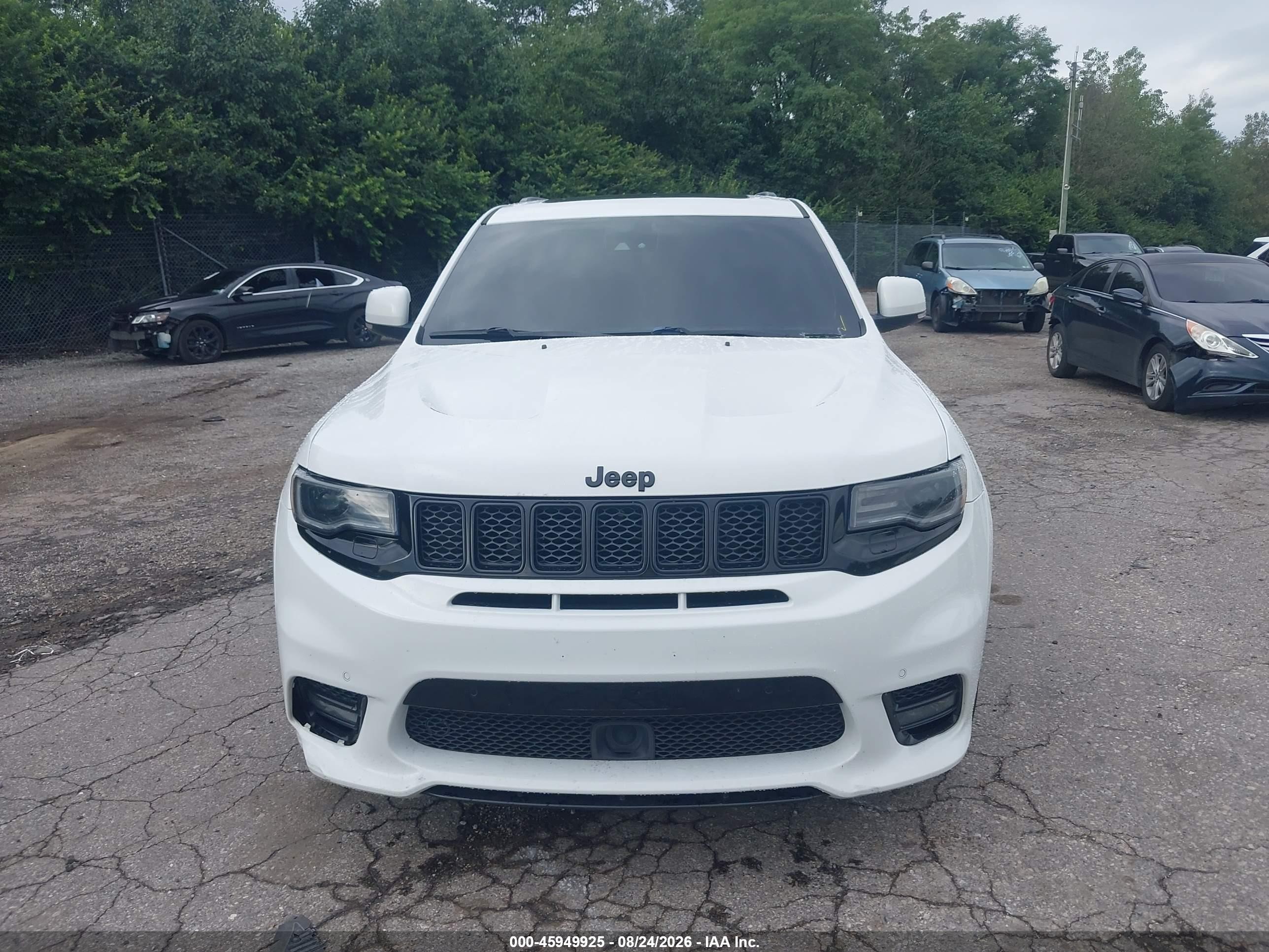 2020 Jeep Grand Cherokee Srt Белый vin: 1C4RJFDJ8LC352563