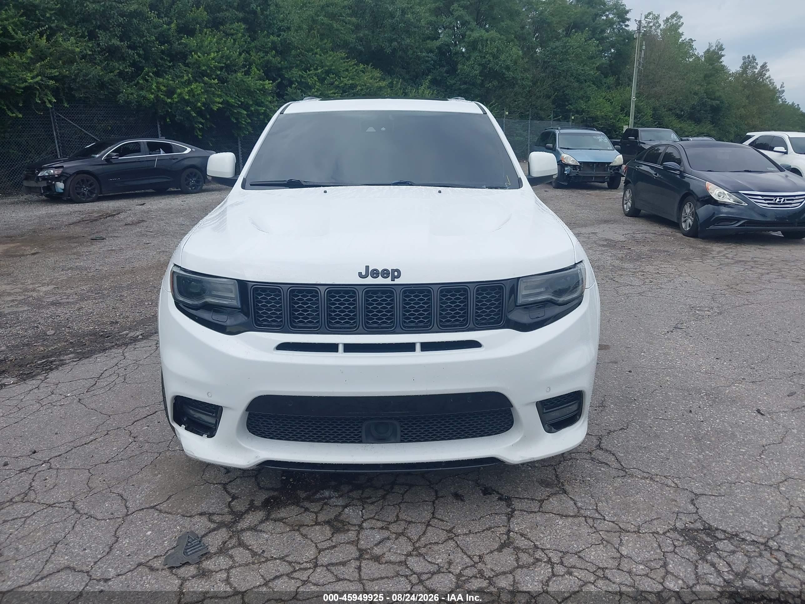 2020 Jeep Grand Cherokee Srt Белый vin: 1C4RJFDJ8LC352563