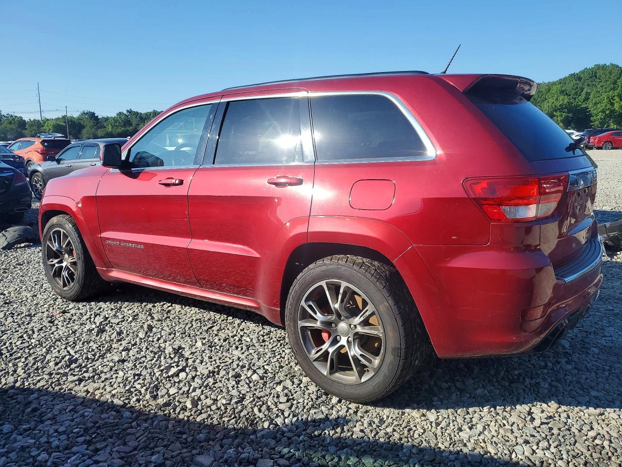 2012 Jeep Grand Cherokee Srt-8 Red vin: 1C4RJFDJ9CC316607