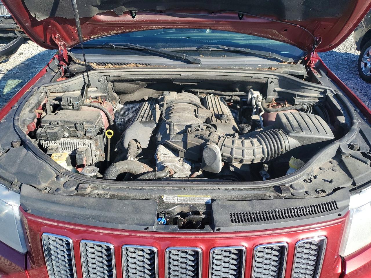 2012 Jeep Grand Cherokee Srt-8 Red vin: 1C4RJFDJ9CC316607