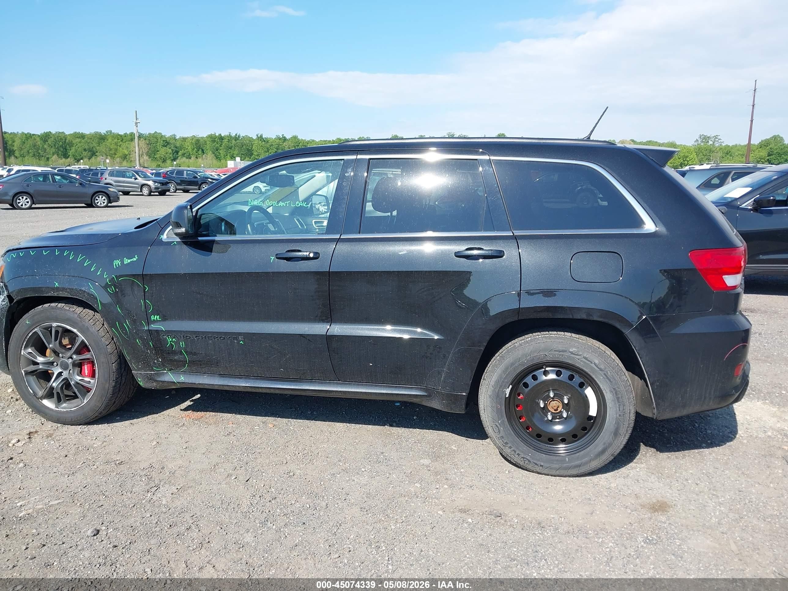 2013 Jeep Grand Cherokee Srt8 Vapor Black vin: 1C4RJFDJ9DC603320