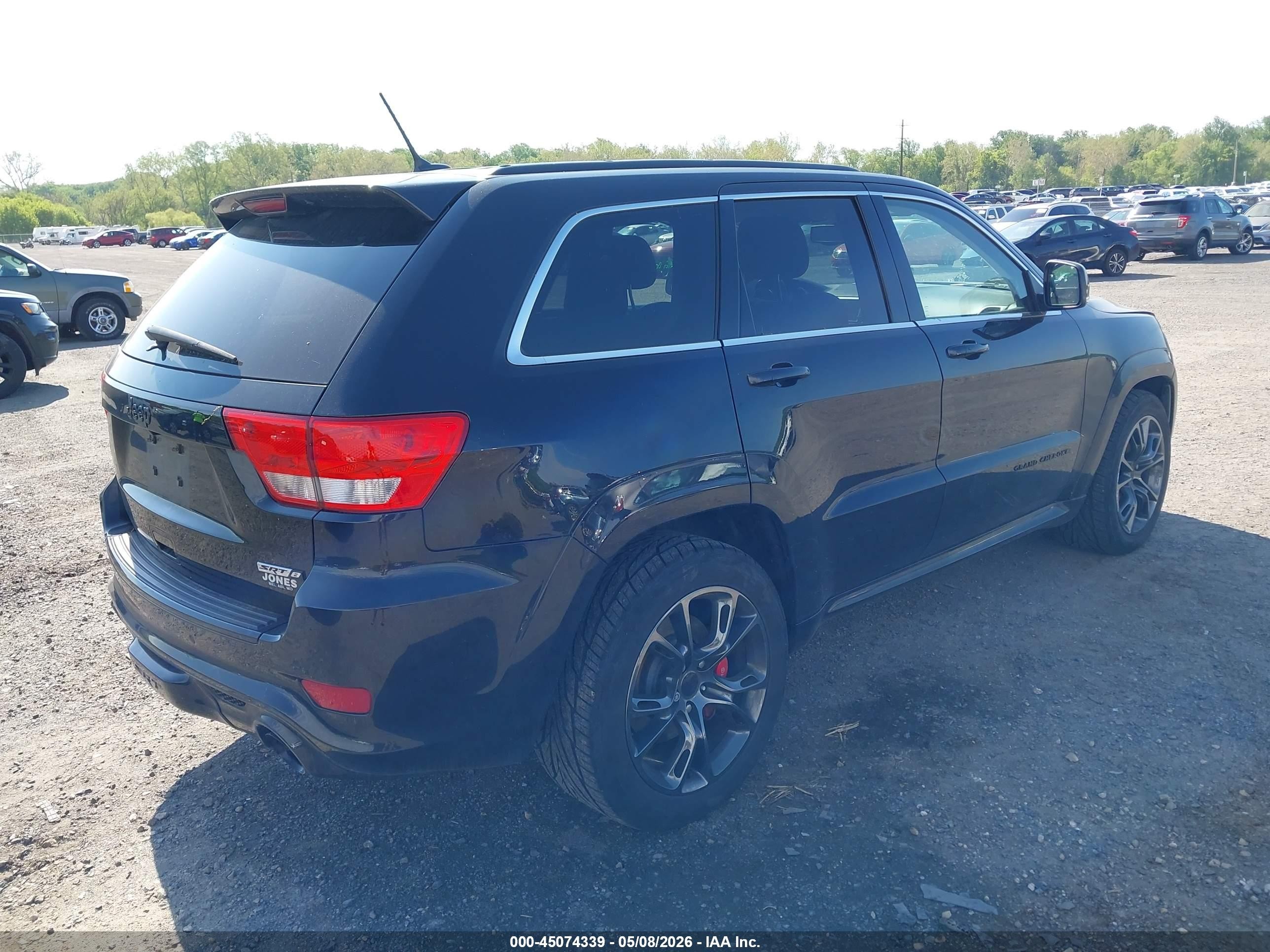 2013 Jeep Grand Cherokee Srt8 Vapor Black vin: 1C4RJFDJ9DC603320