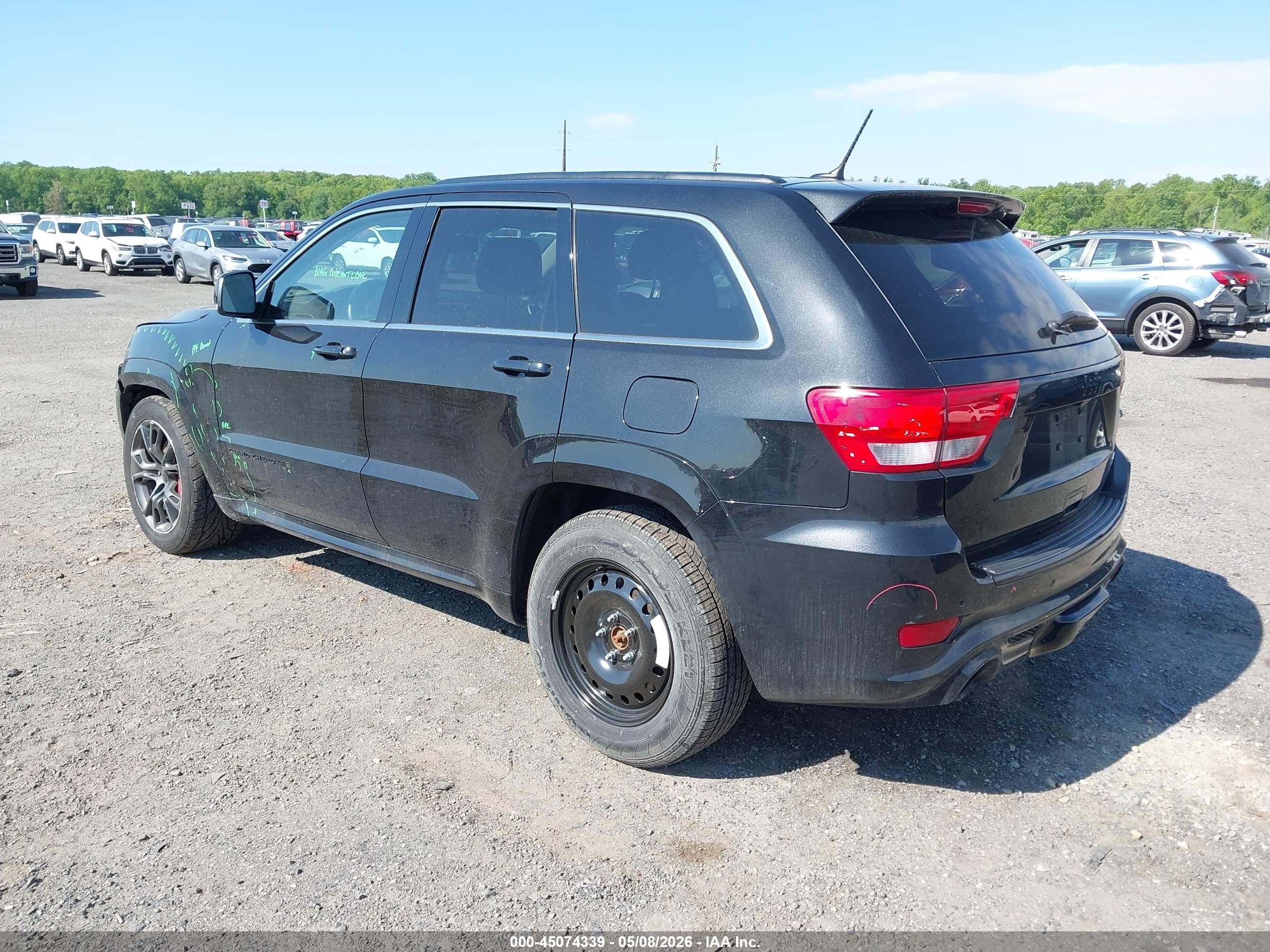 2013 Jeep Grand Cherokee Srt8 Vapor Black vin: 1C4RJFDJ9DC603320