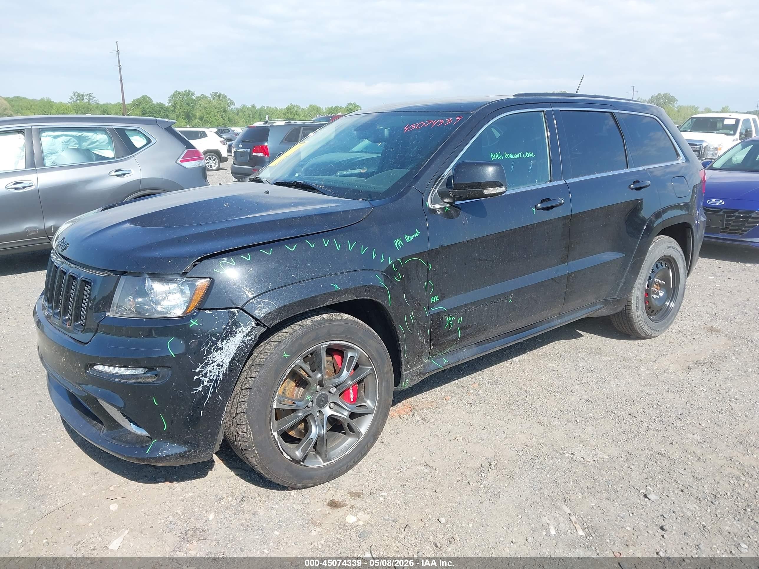 2013 Jeep Grand Cherokee Srt8 Vapor Black vin: 1C4RJFDJ9DC603320