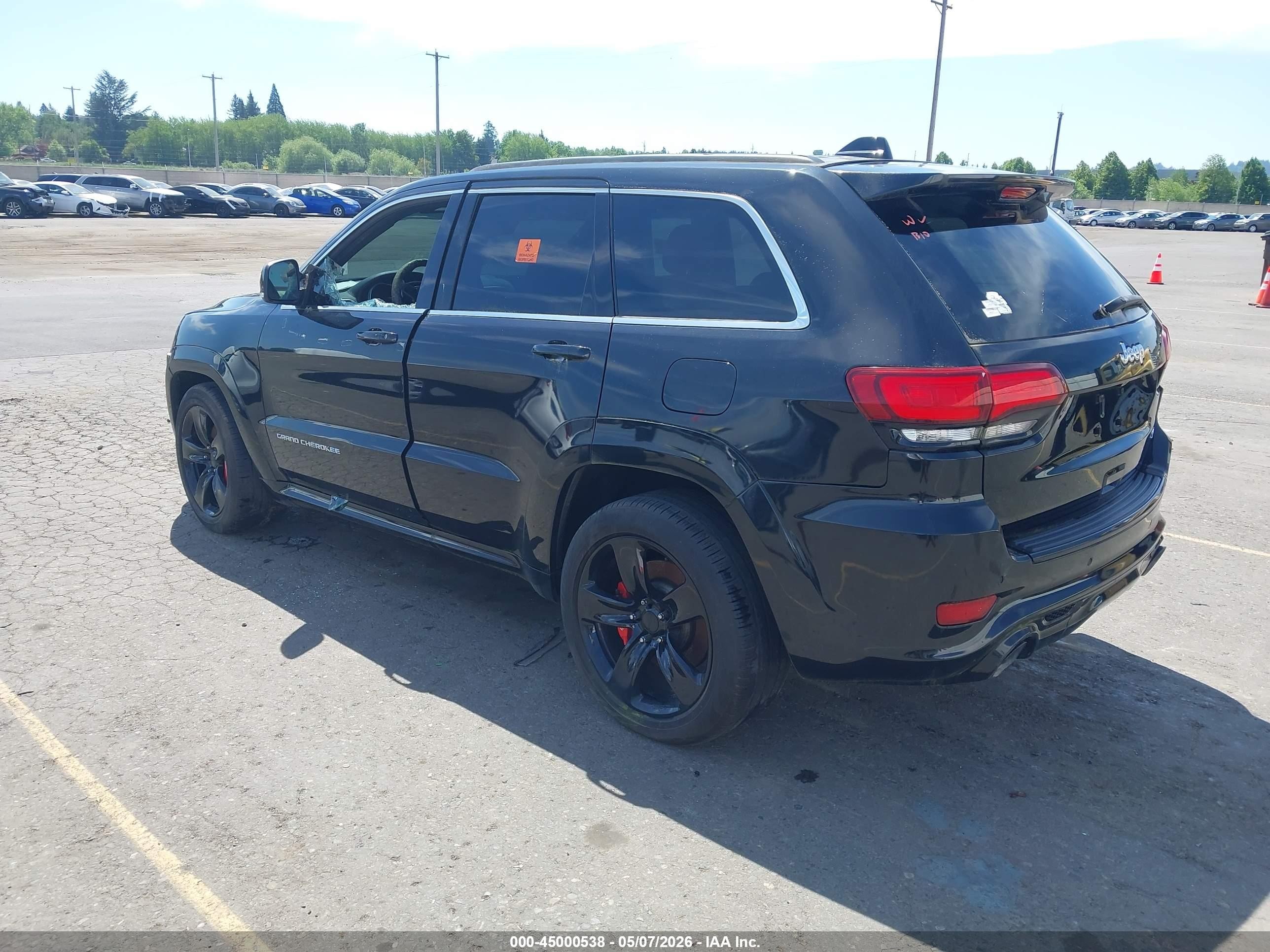 2014 Jeep Grand Cherokee Srt Черный vin: 1C4RJFDJ9EC290027