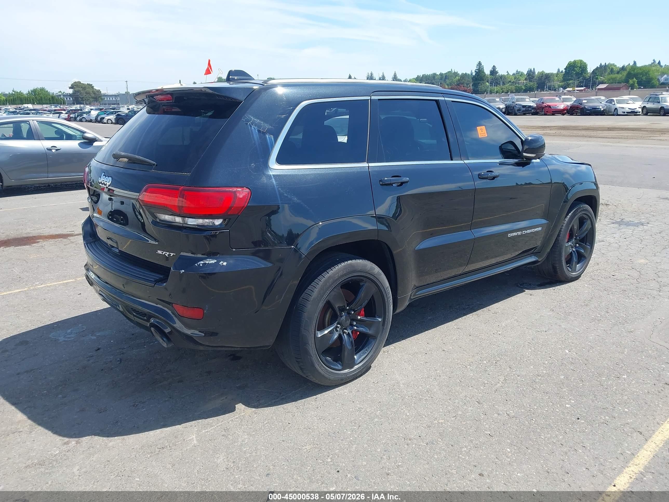 2014 Jeep Grand Cherokee Srt Черный vin: 1C4RJFDJ9EC290027